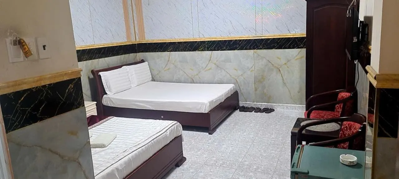 Bed in HONG CUC Hotel