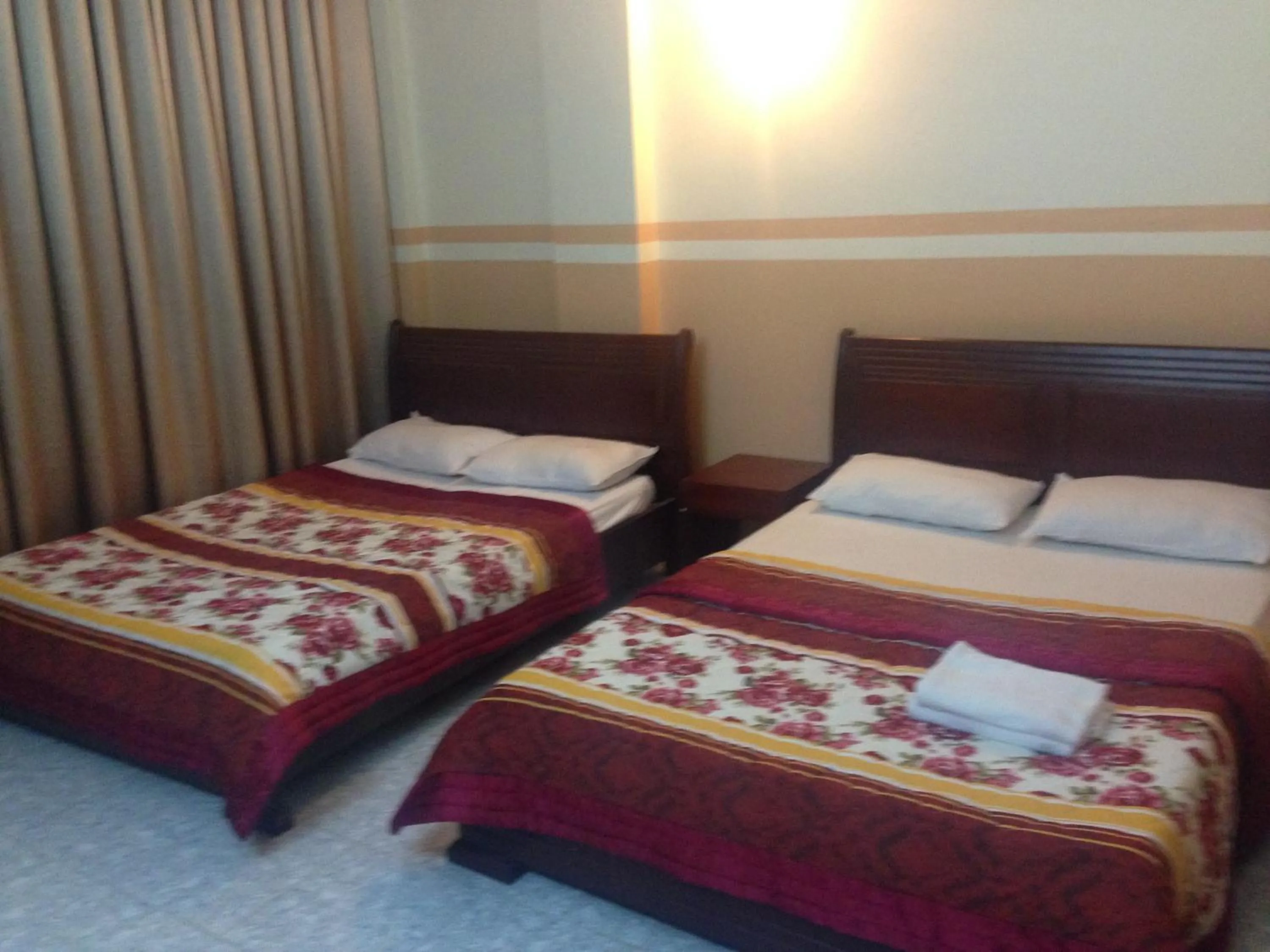 Bed in HONG CUC Hotel