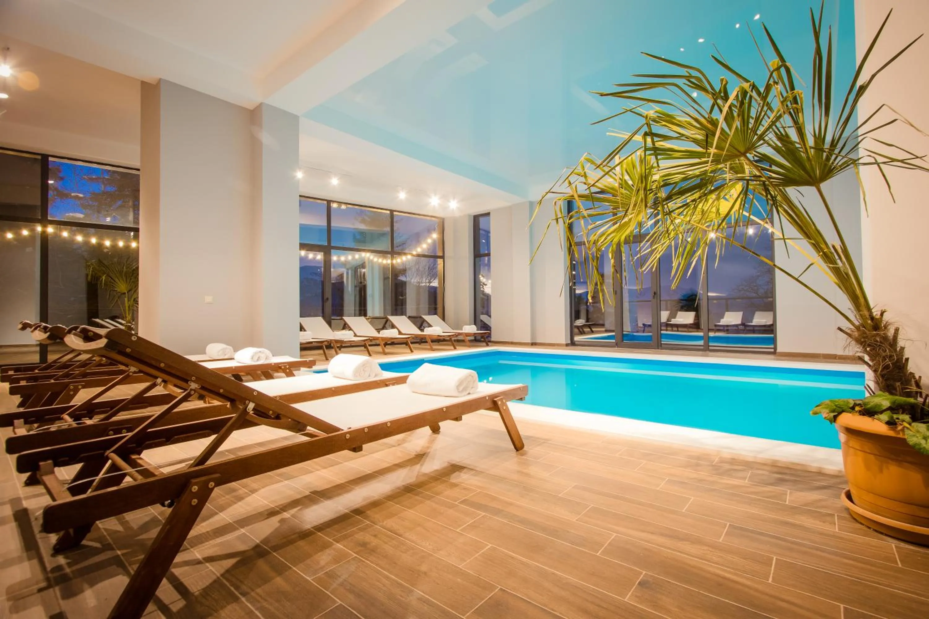 Swimming pool in AuRoom Bakuriani Resort