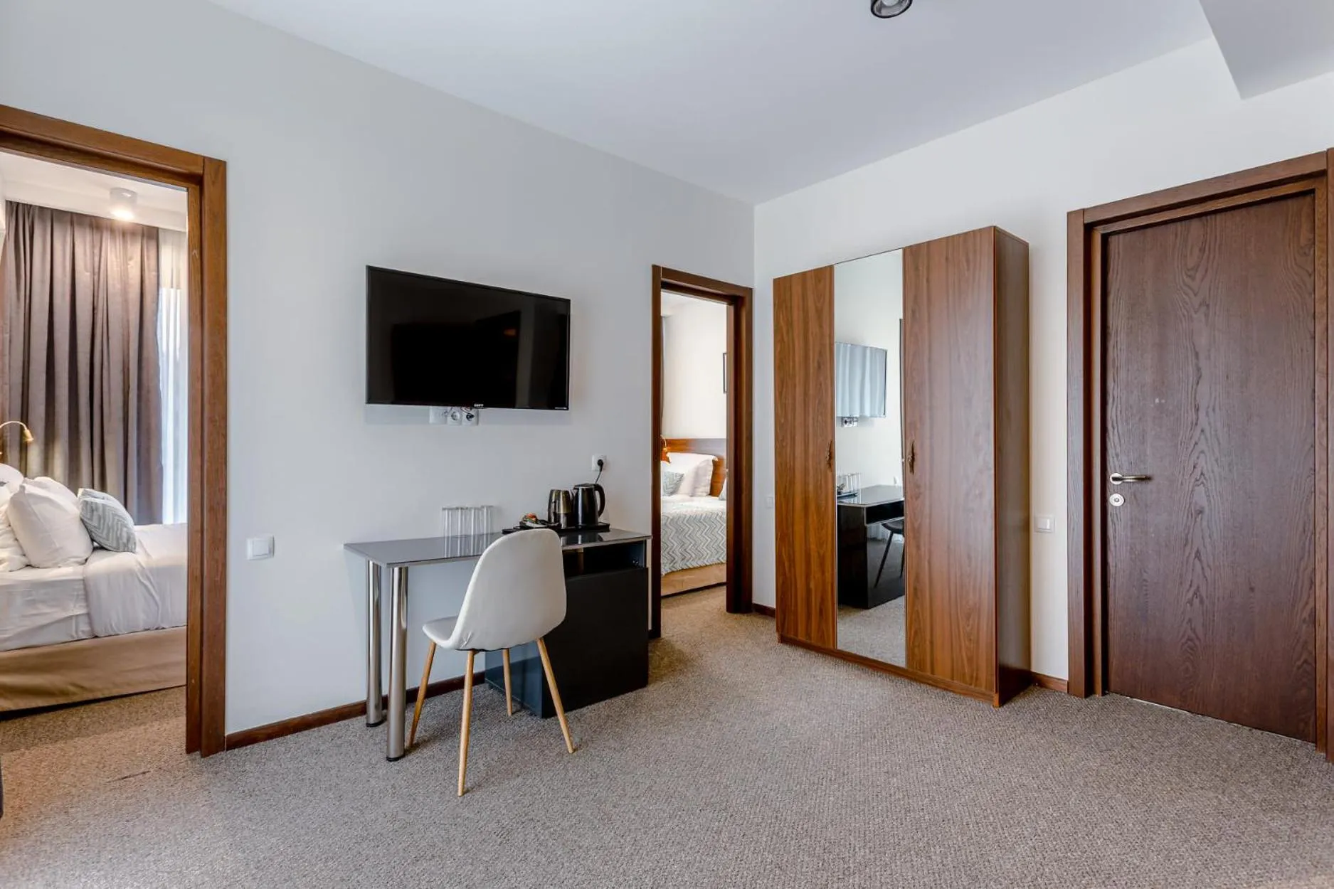 TV and multimedia, Bed in AuRoom Bakuriani Resort