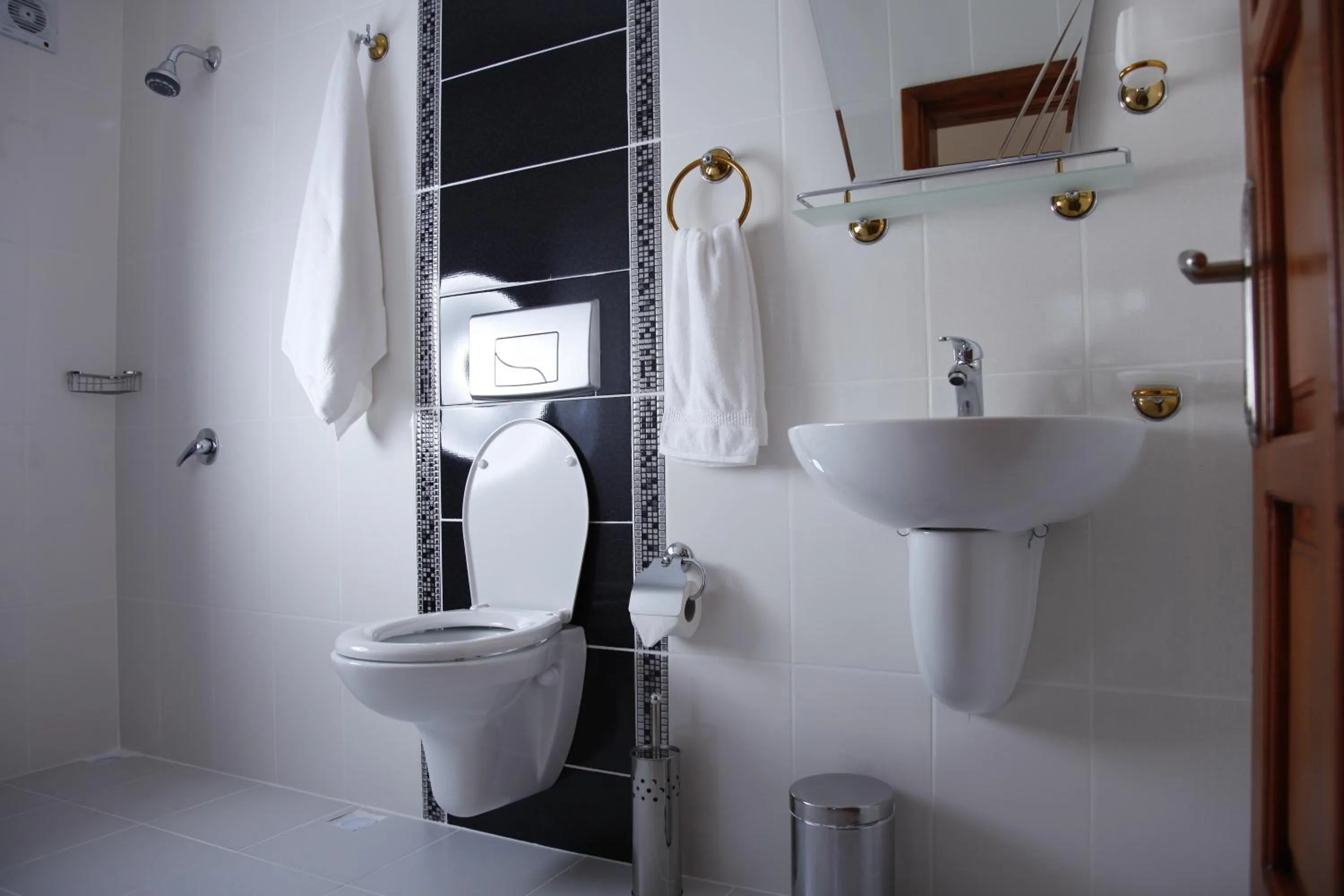 Bathroom in Apollon Hotel