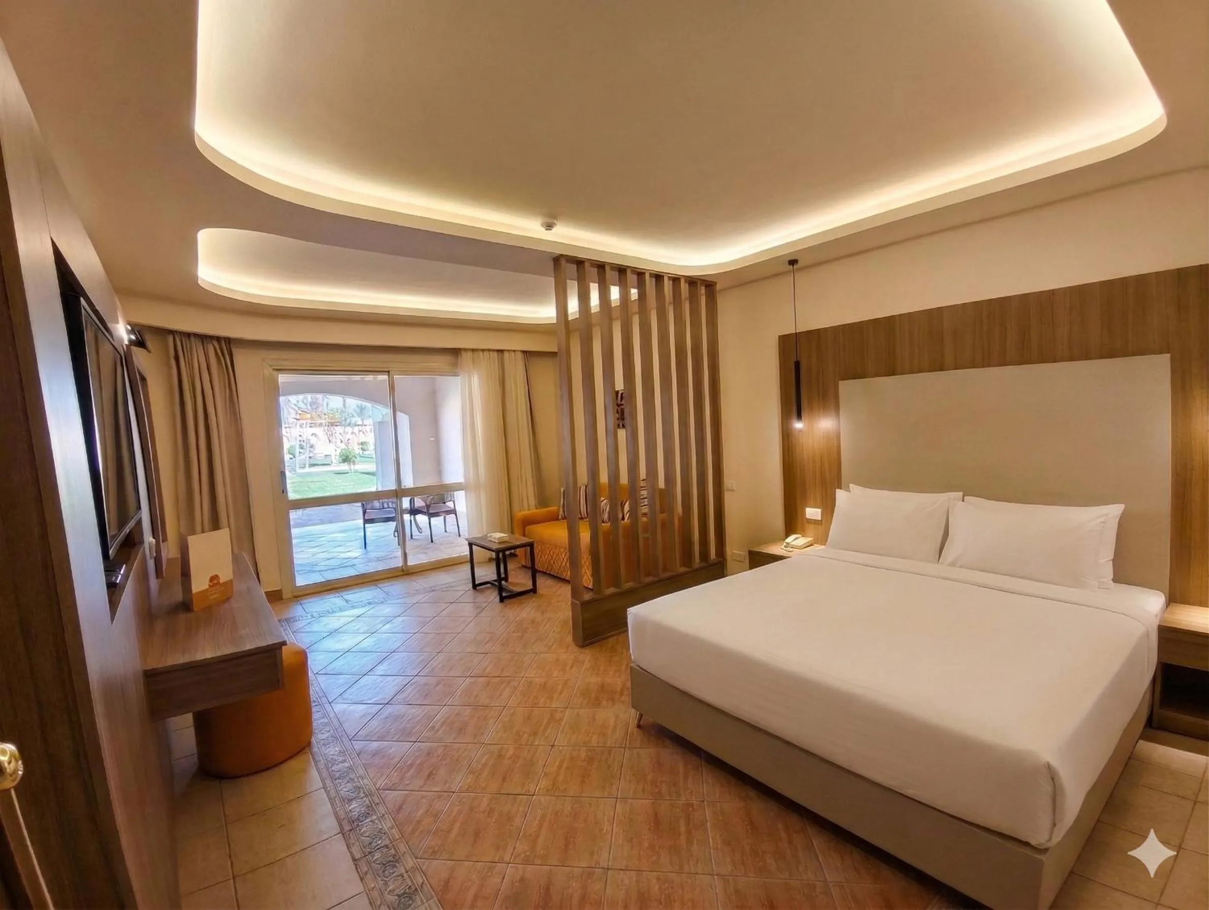 Bed in Regency Plaza Aqua Park and Spa Resort