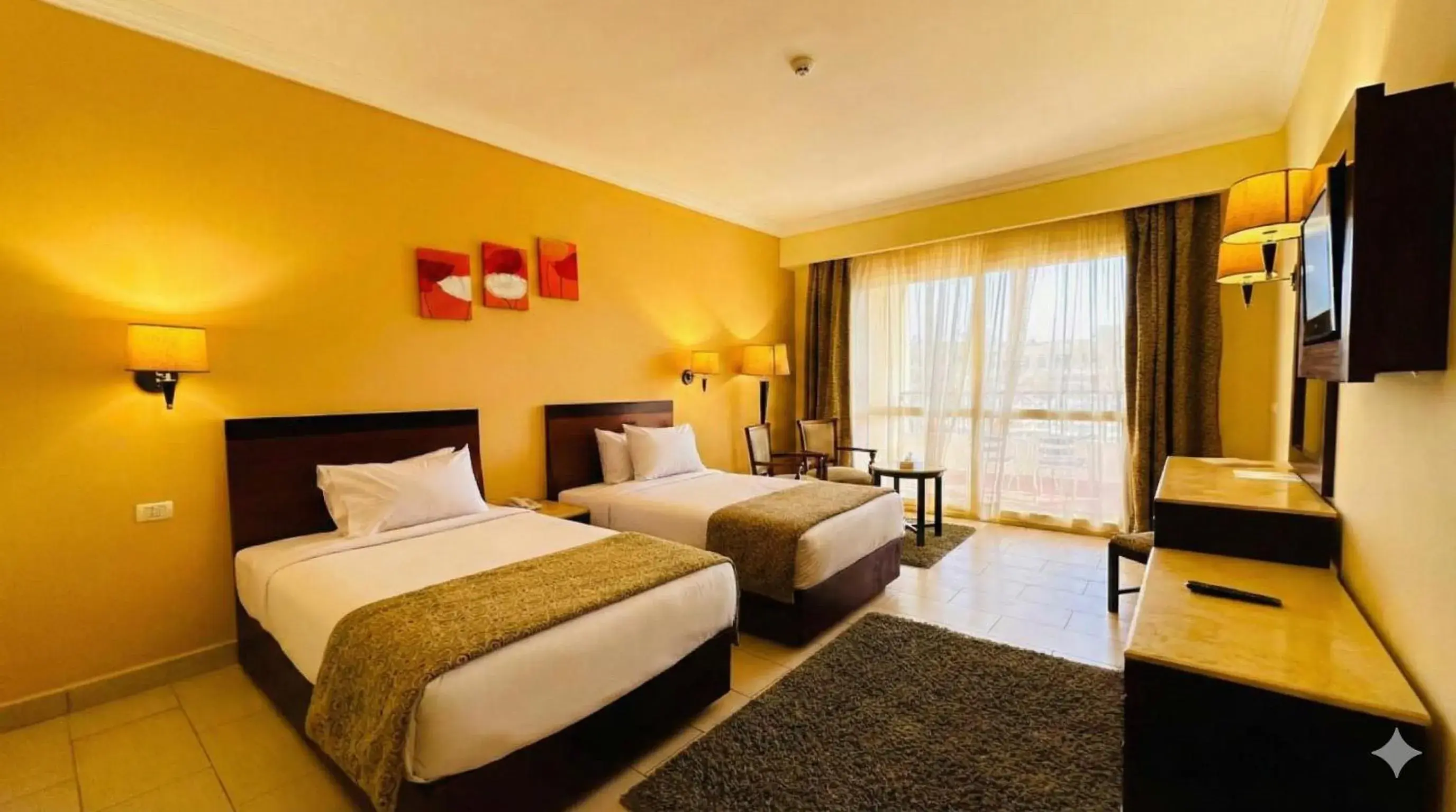 Bed in Regency Plaza Aqua Park and Spa Resort Bed in Regency Plaza Aqua Park and Spa Resort