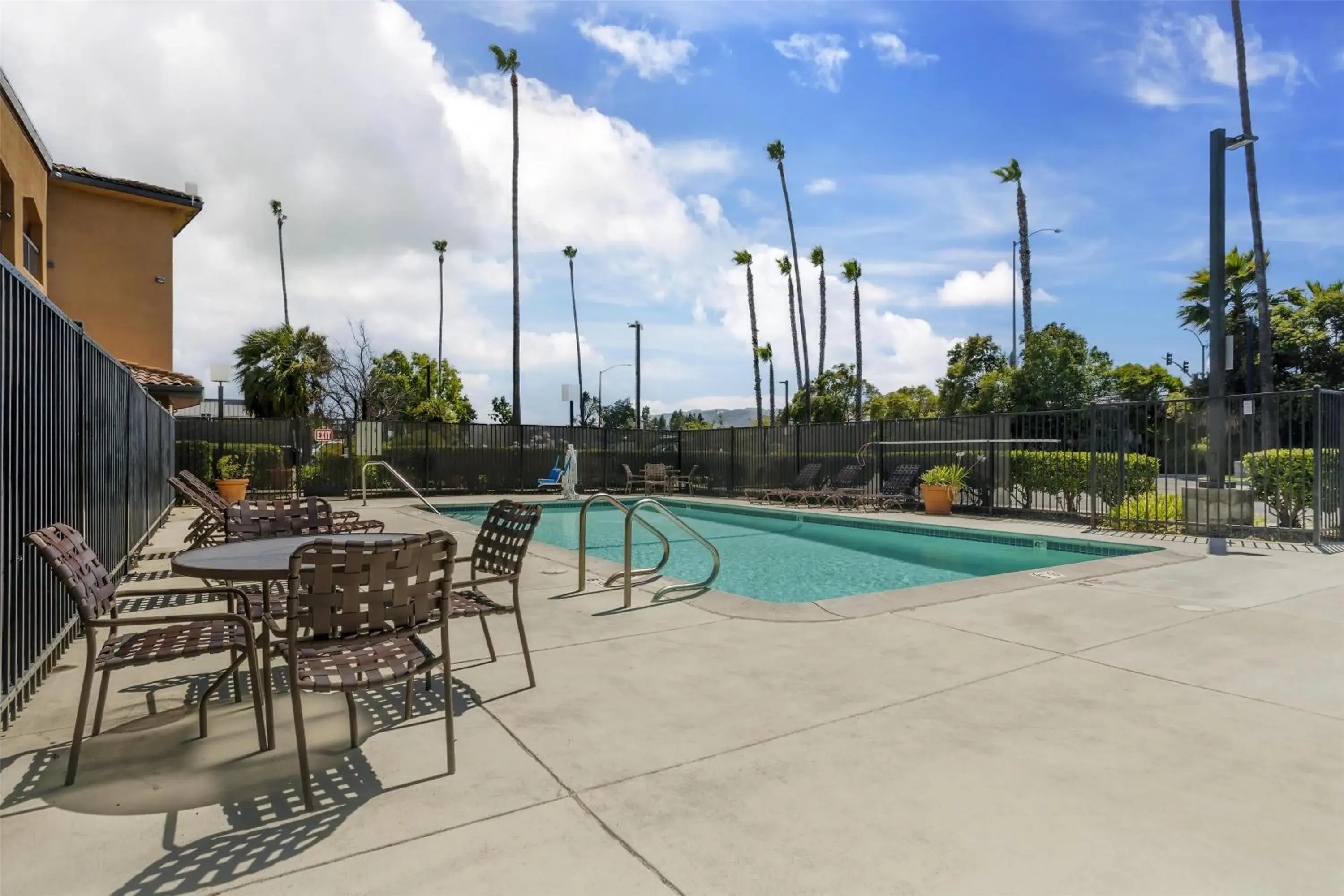 Pool view in Best Western Plus Pleasanton Inn Pool view in Best Western Plus Pleasanton Inn