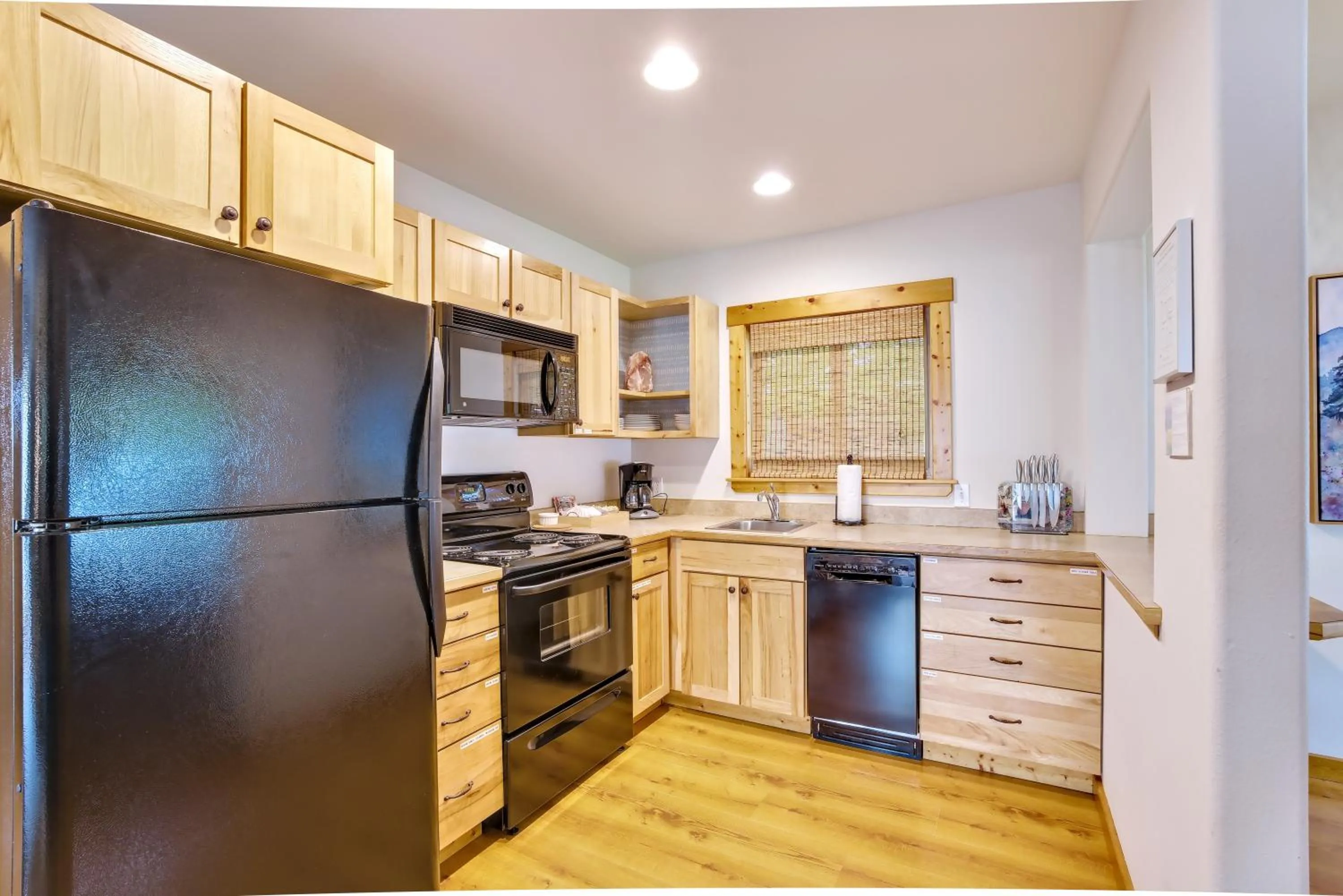 Kitchen or kitchenette in Obertal Inn