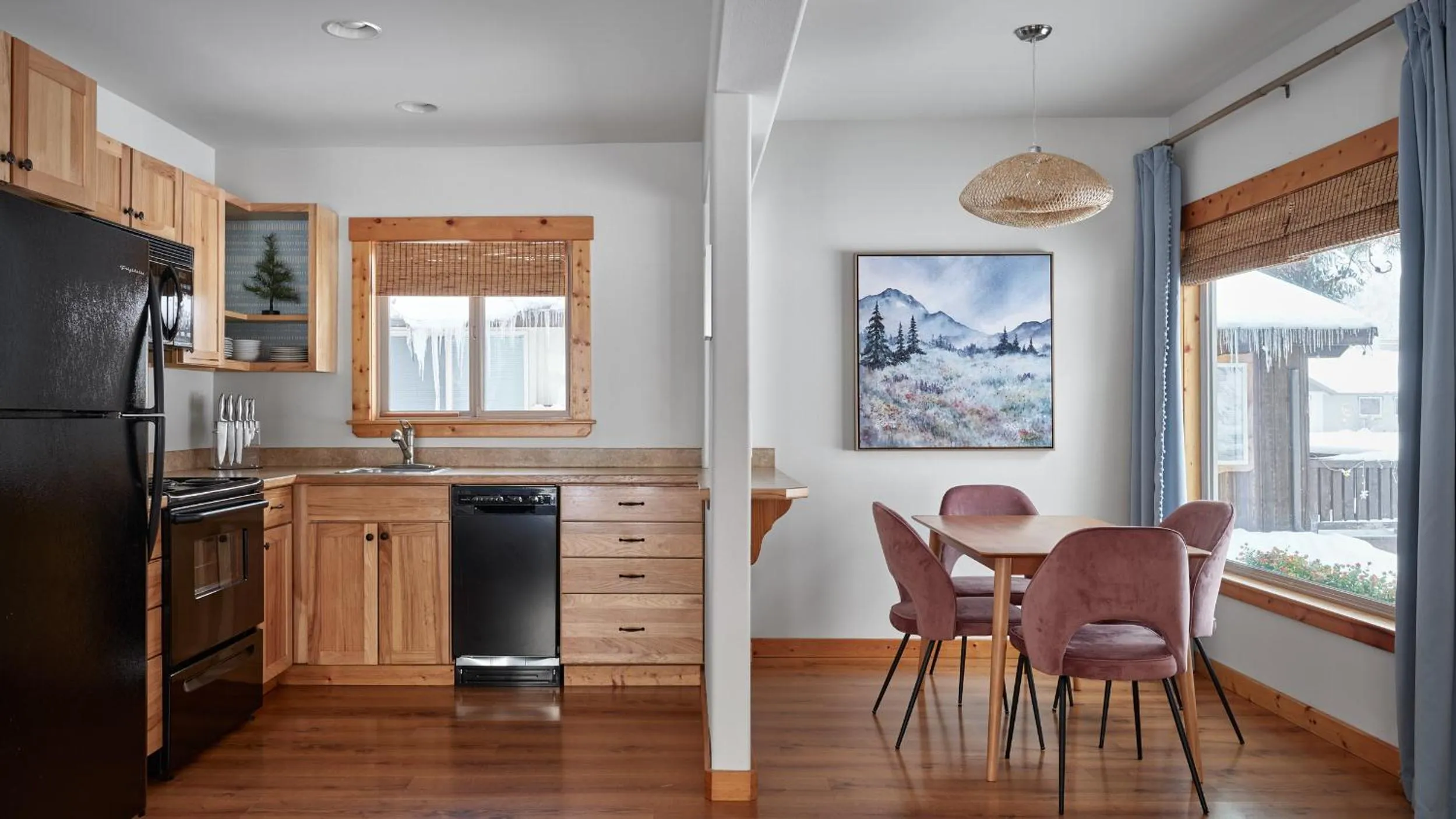 kitchen in Obertal Inn