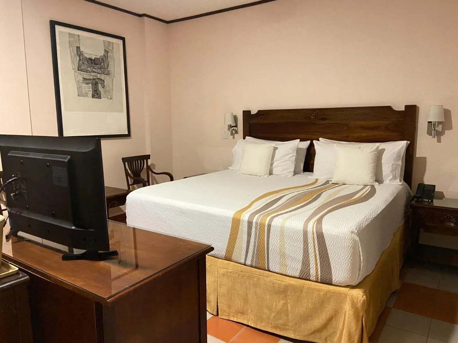 Bed in Hotel La Recolección