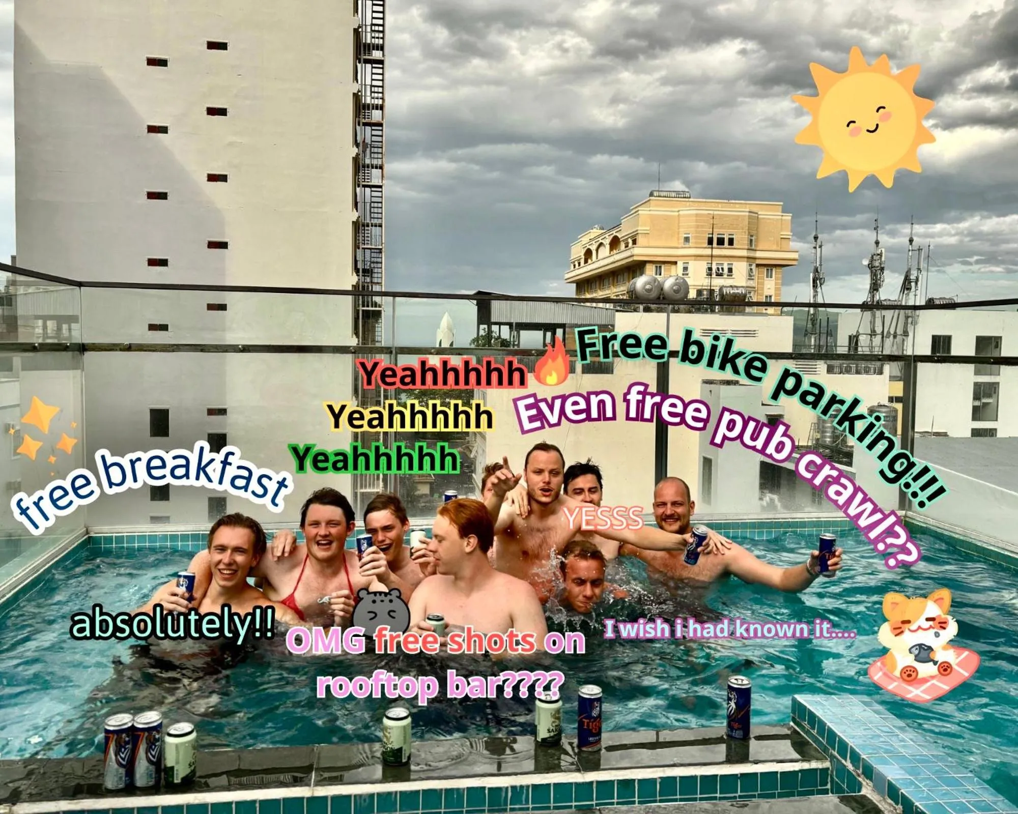 Property building in Bondi Backpackers Nhatrang