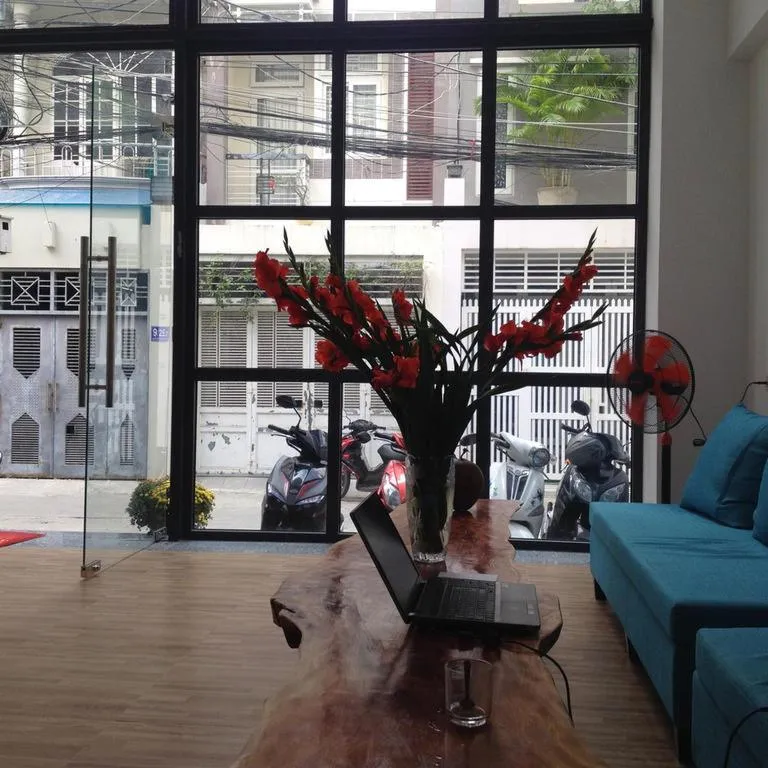 Seating area in Bondi Backpackers Nhatrang