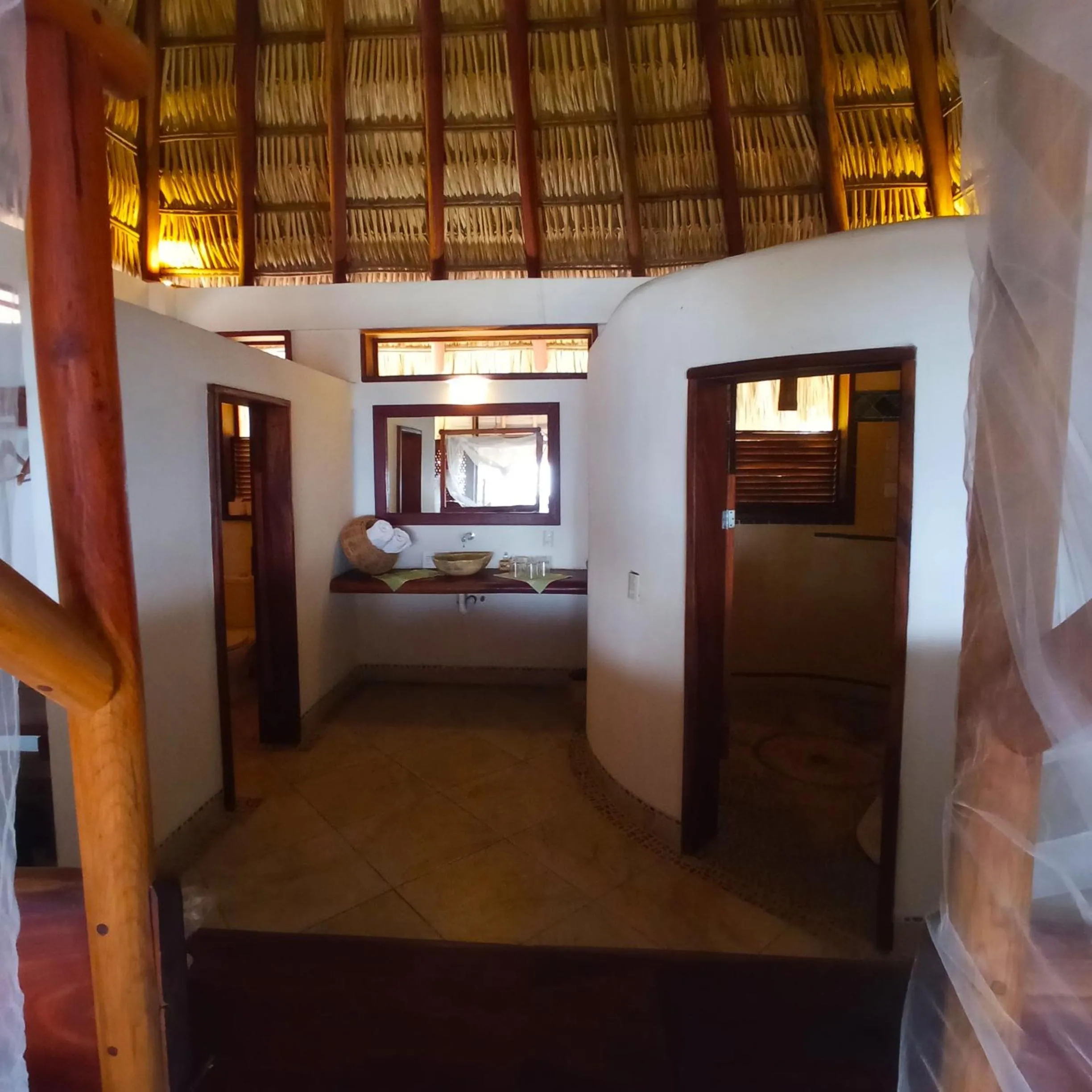 Bathroom, Bed in Zazil Retreat