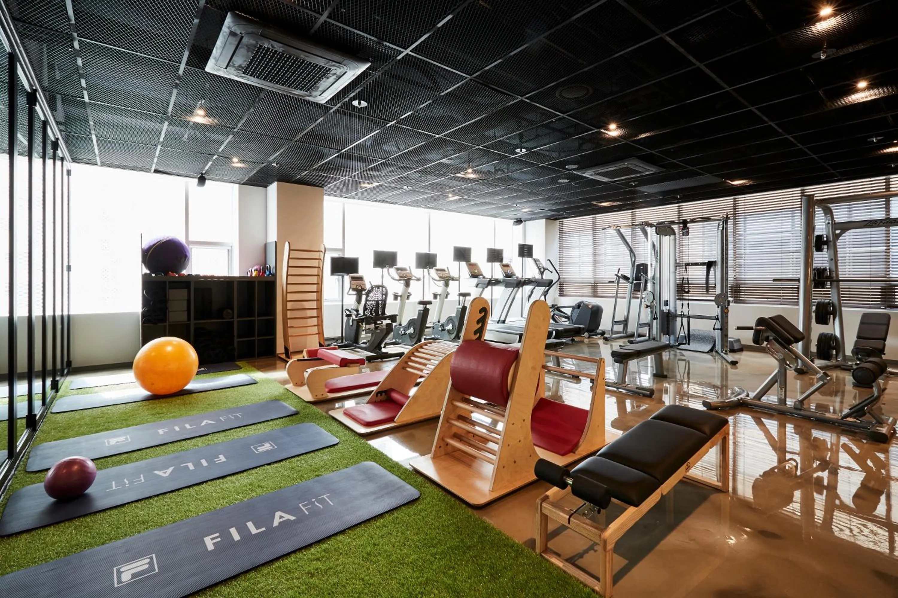 Fitness centre/facilities in Hotel NewV