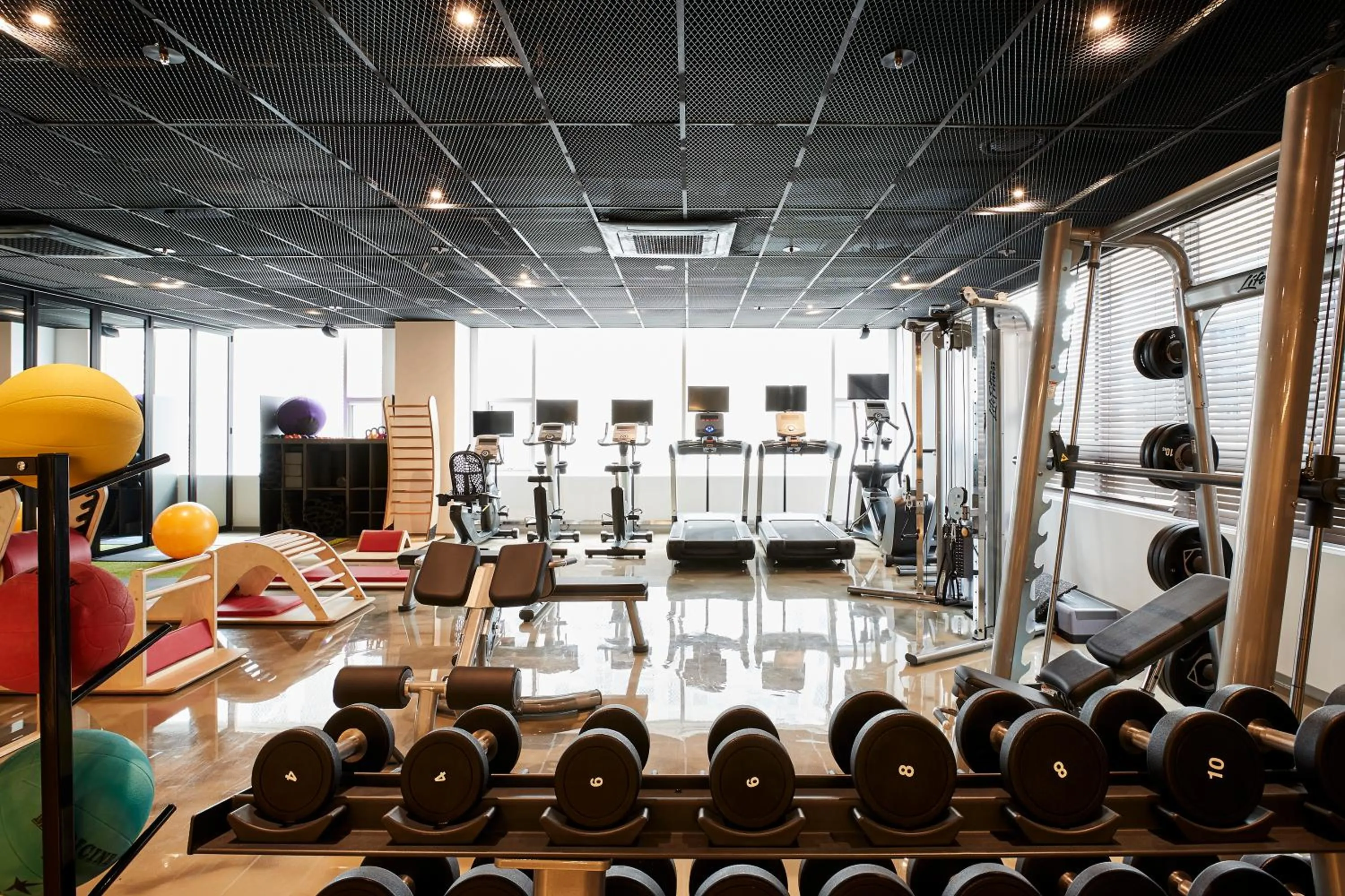 Fitness centre/facilities in Hotel NewV
