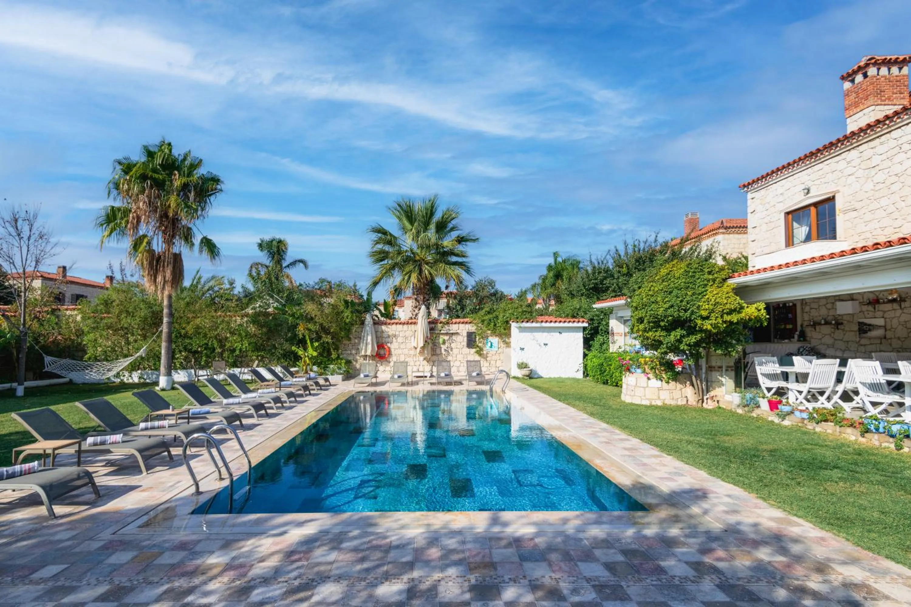 Swimming pool in Alacati Koclu Konagi Hotel