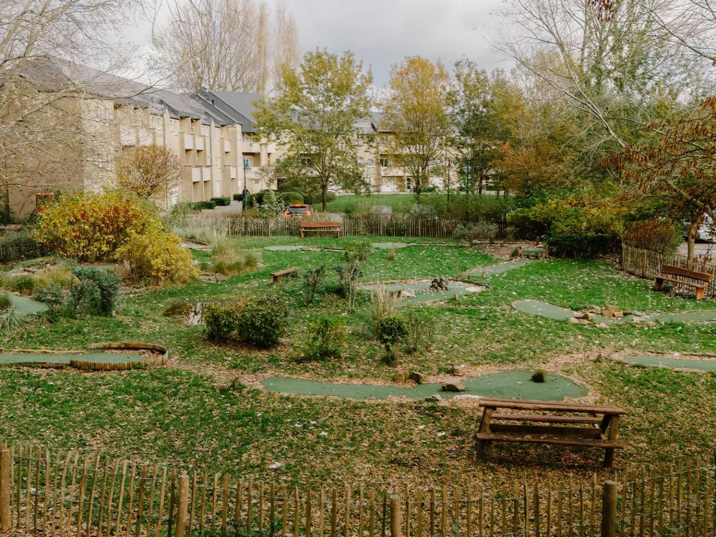 Minigolf in Domein Westhoek