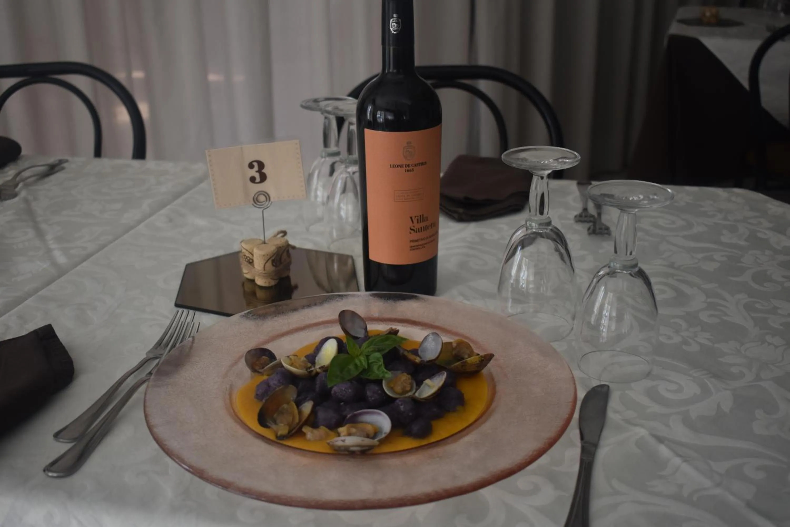 Food and drinks in Hotel Garden