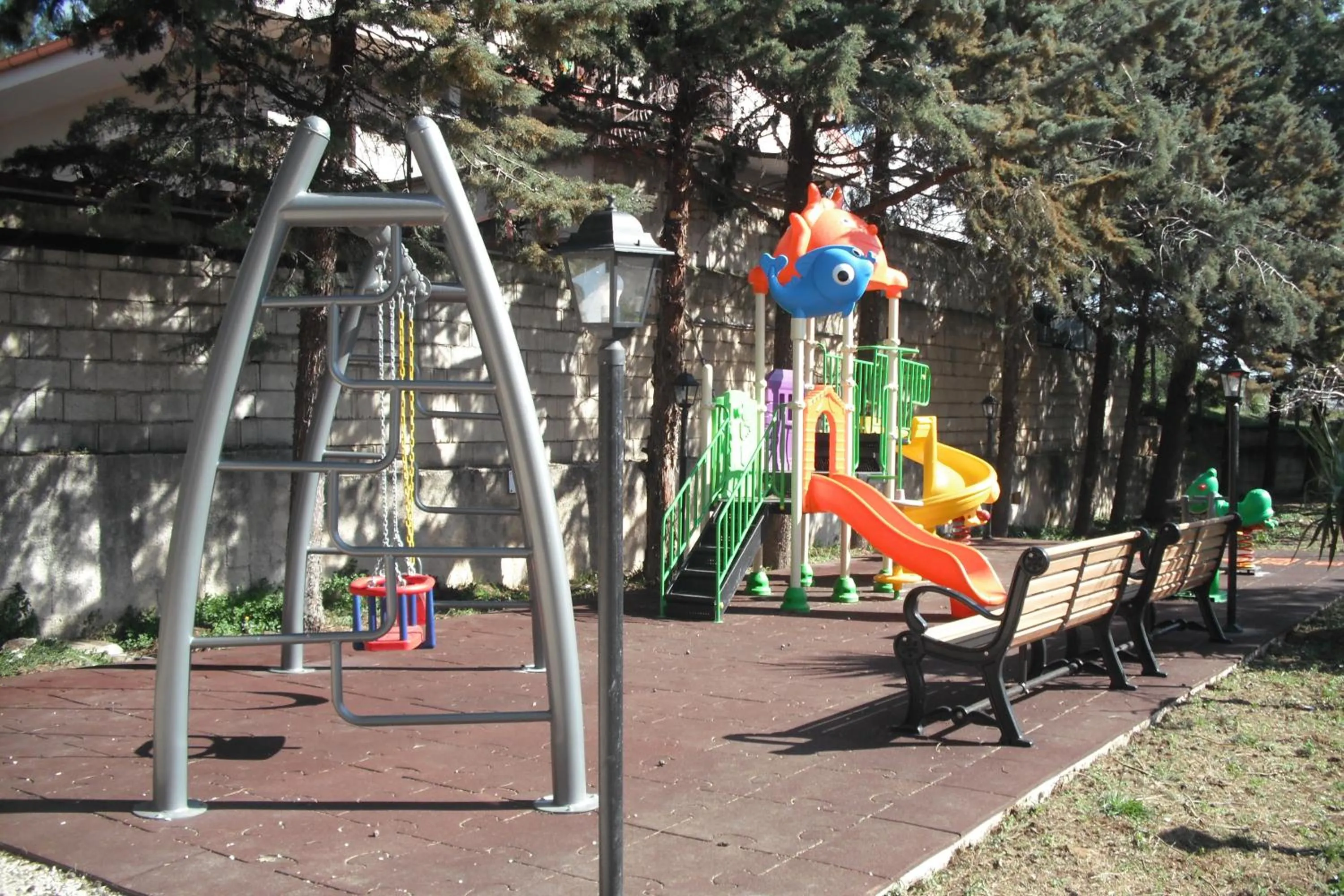 Children play ground in Hotel Garden