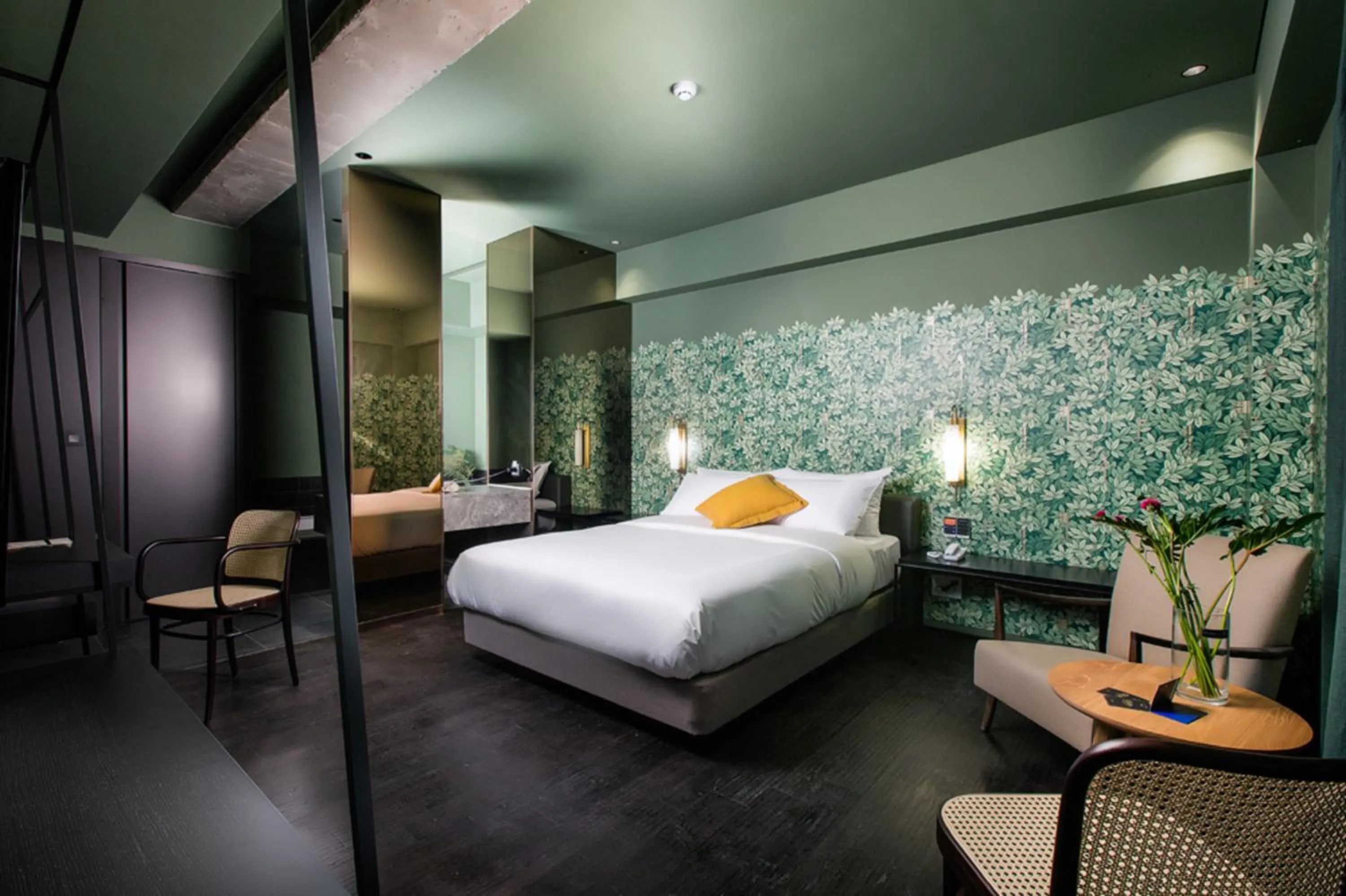 Bed in BROWN DOT Hotel Dadaepo Beach ㅡ 구 Oia Hotel