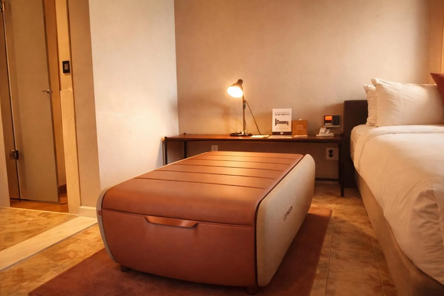 Bed in BROWN DOT Hotel Dadaepo Beach