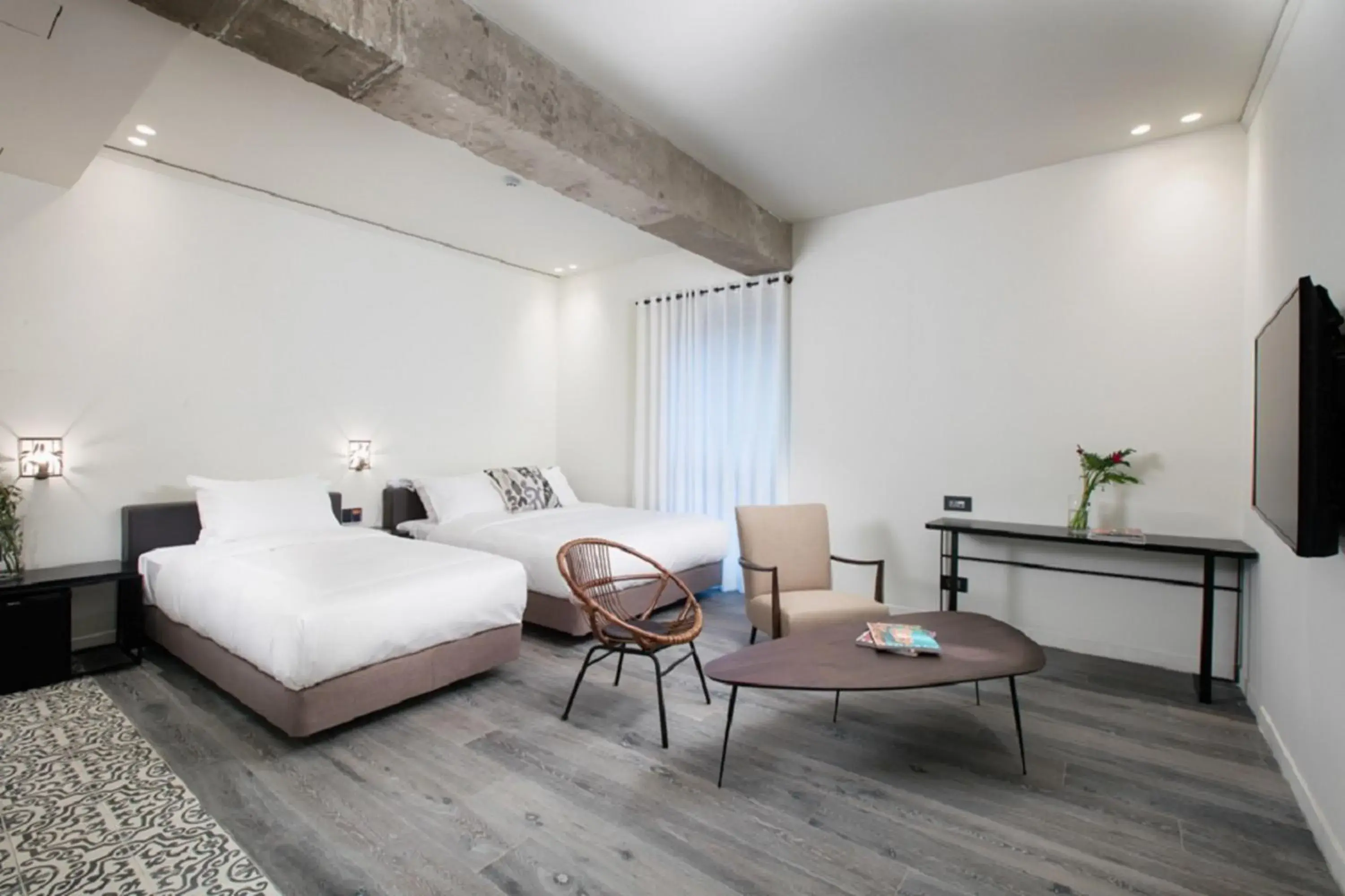 Bed in BROWN DOT Hotel Dadaepo Beach ㅡ 구 Oia Hotel Bed in BROWN DOT Hotel Dadaepo Beach ㅡ 구 Oia Hotel