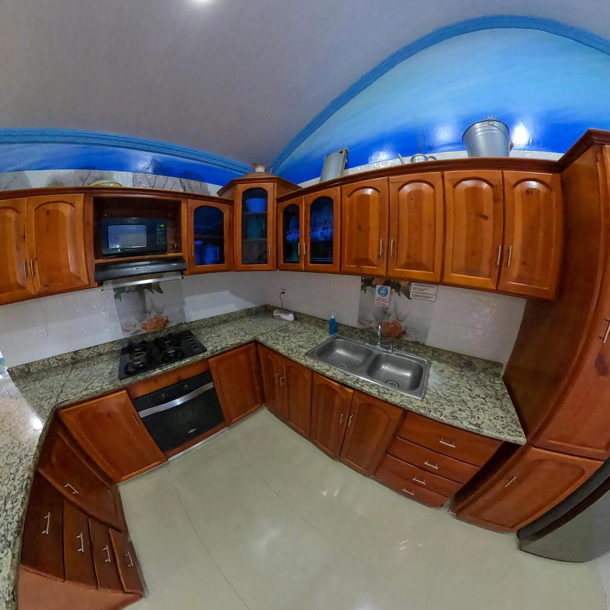 Kitchen or kitchenette in Posada Faych House