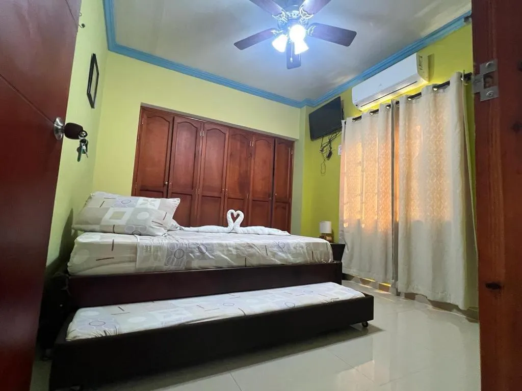 Bathroom, Bed in Posada Faych House