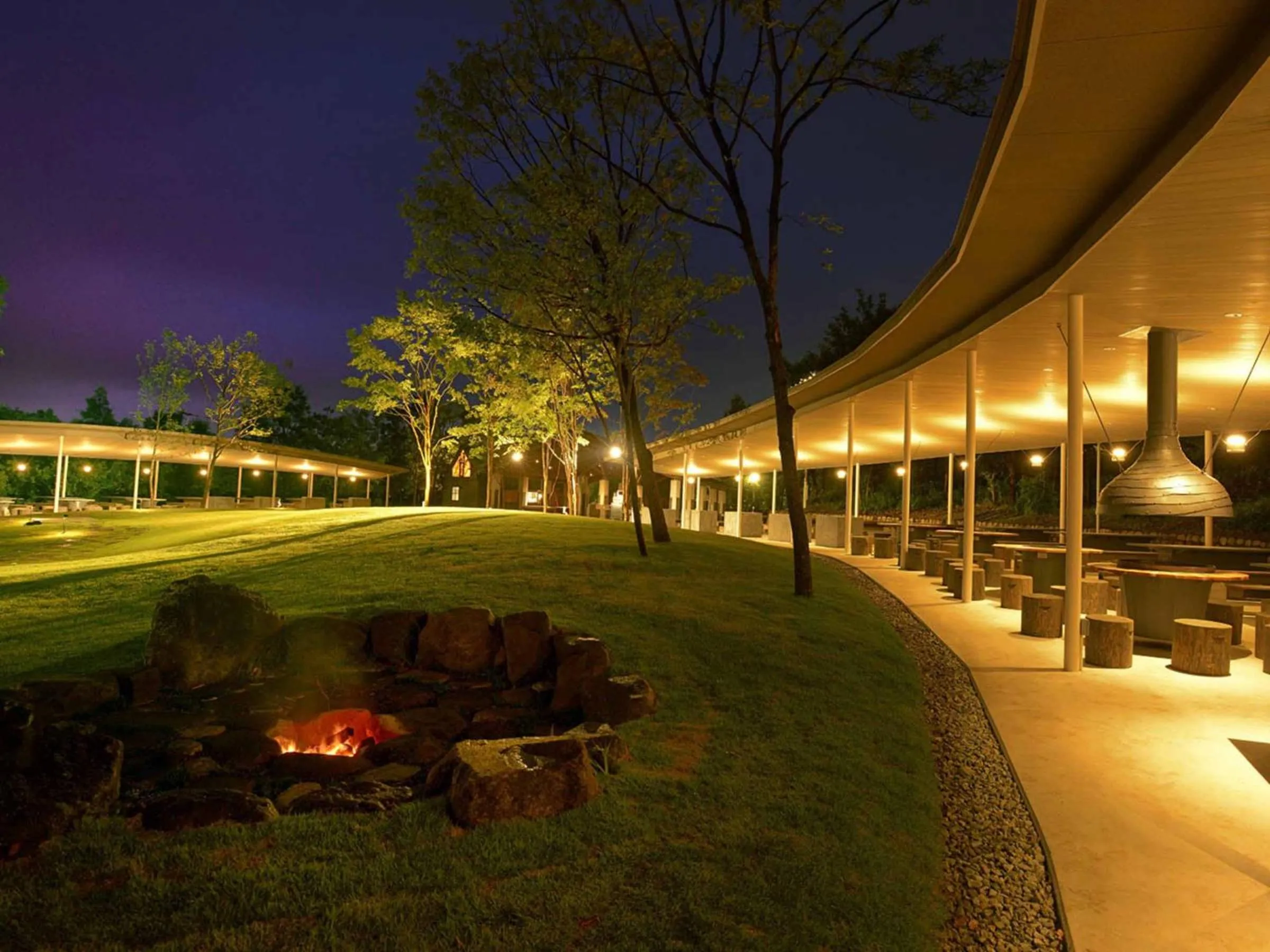 BBQ facilities in Hotel Lodge Maishima