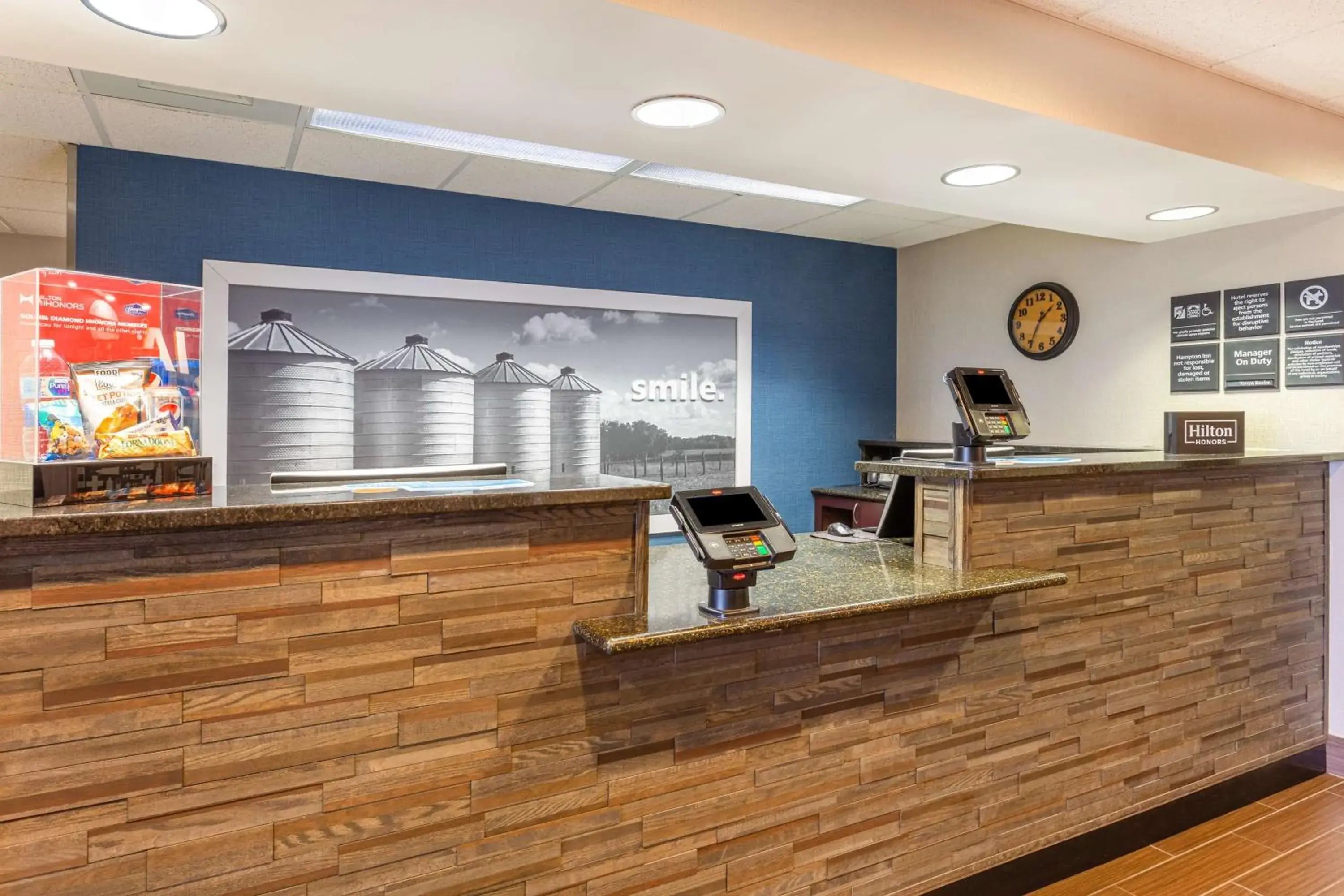 Lobby or reception in Hampton Inn Eau Claire Lobby or reception in Hampton Inn Eau Claire