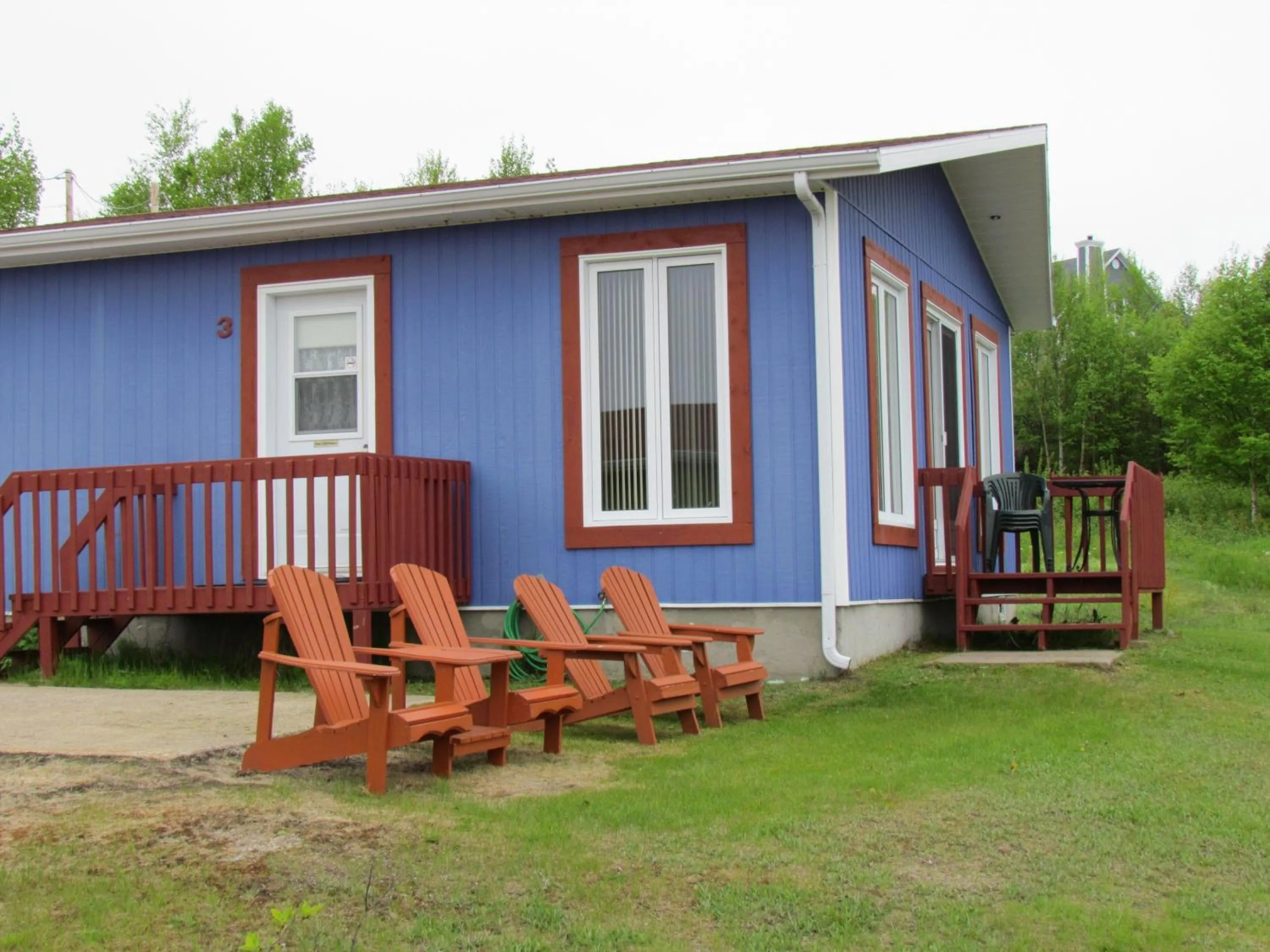 Patio in Les Chalets au Bord de la Mer