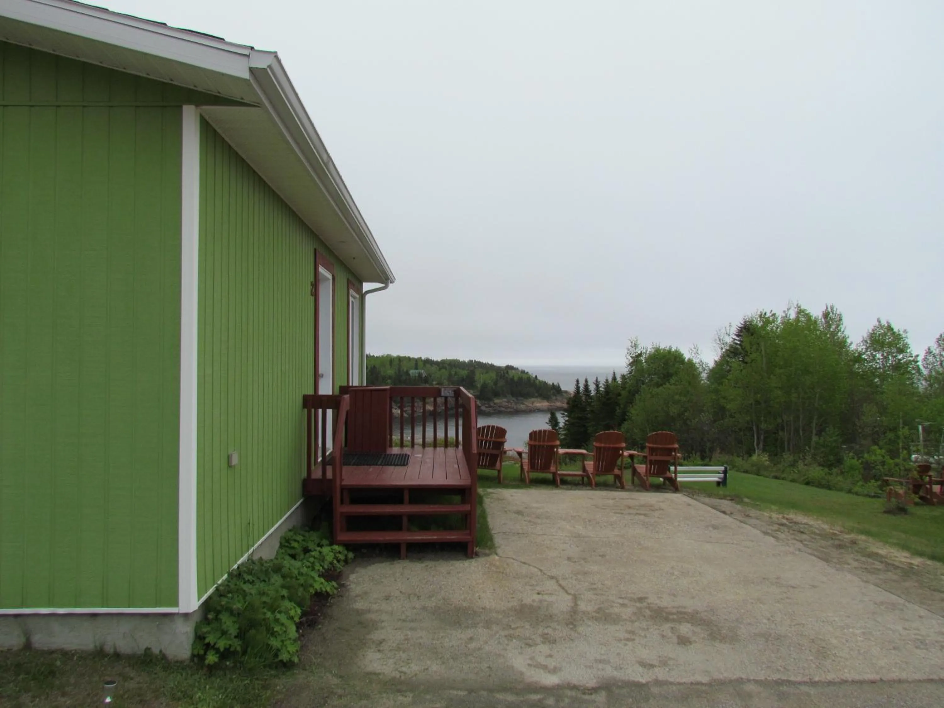 Patio in Les Chalets au Bord de la Mer
