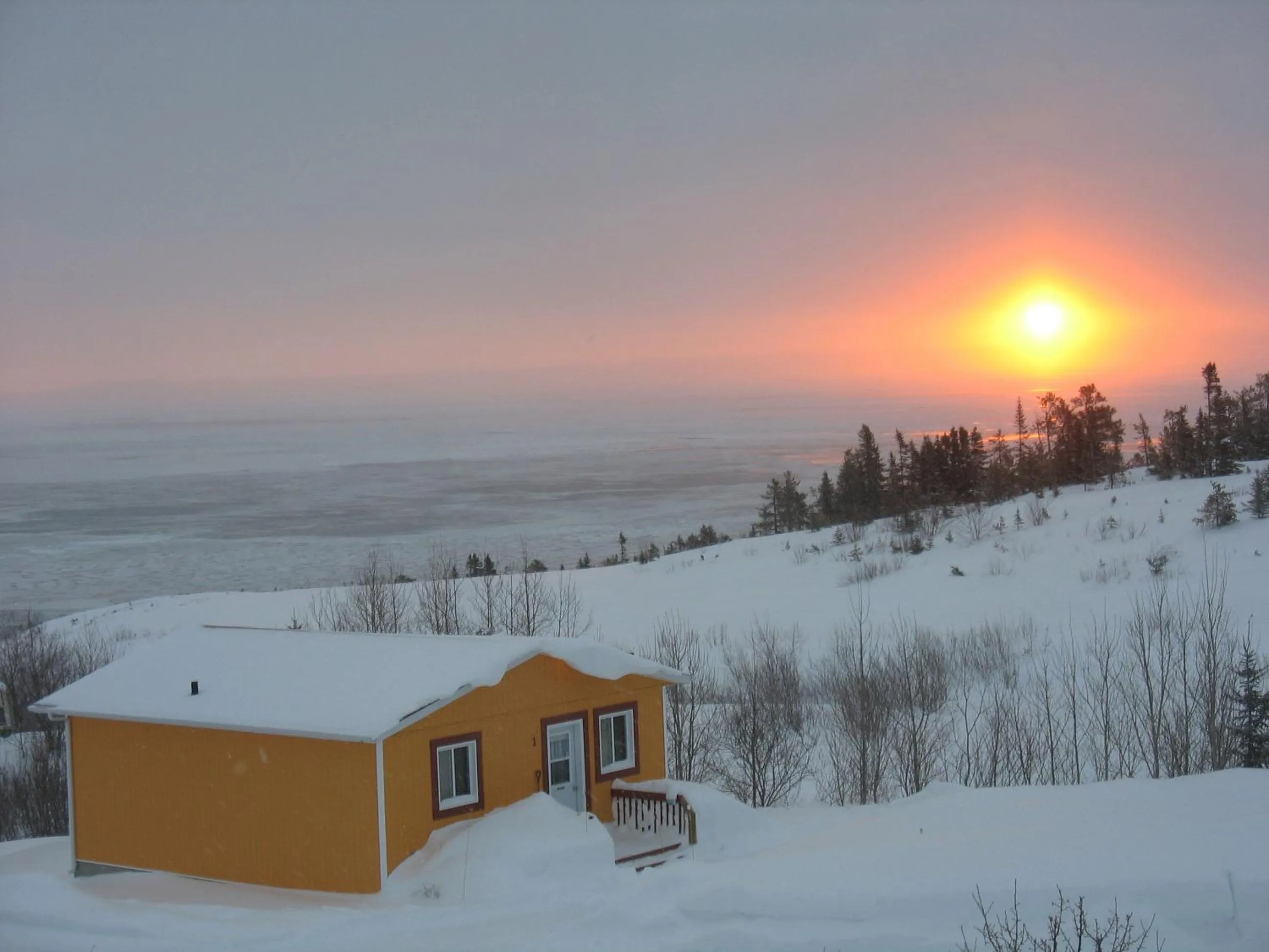 Winter in Les Chalets au Bord de la Mer