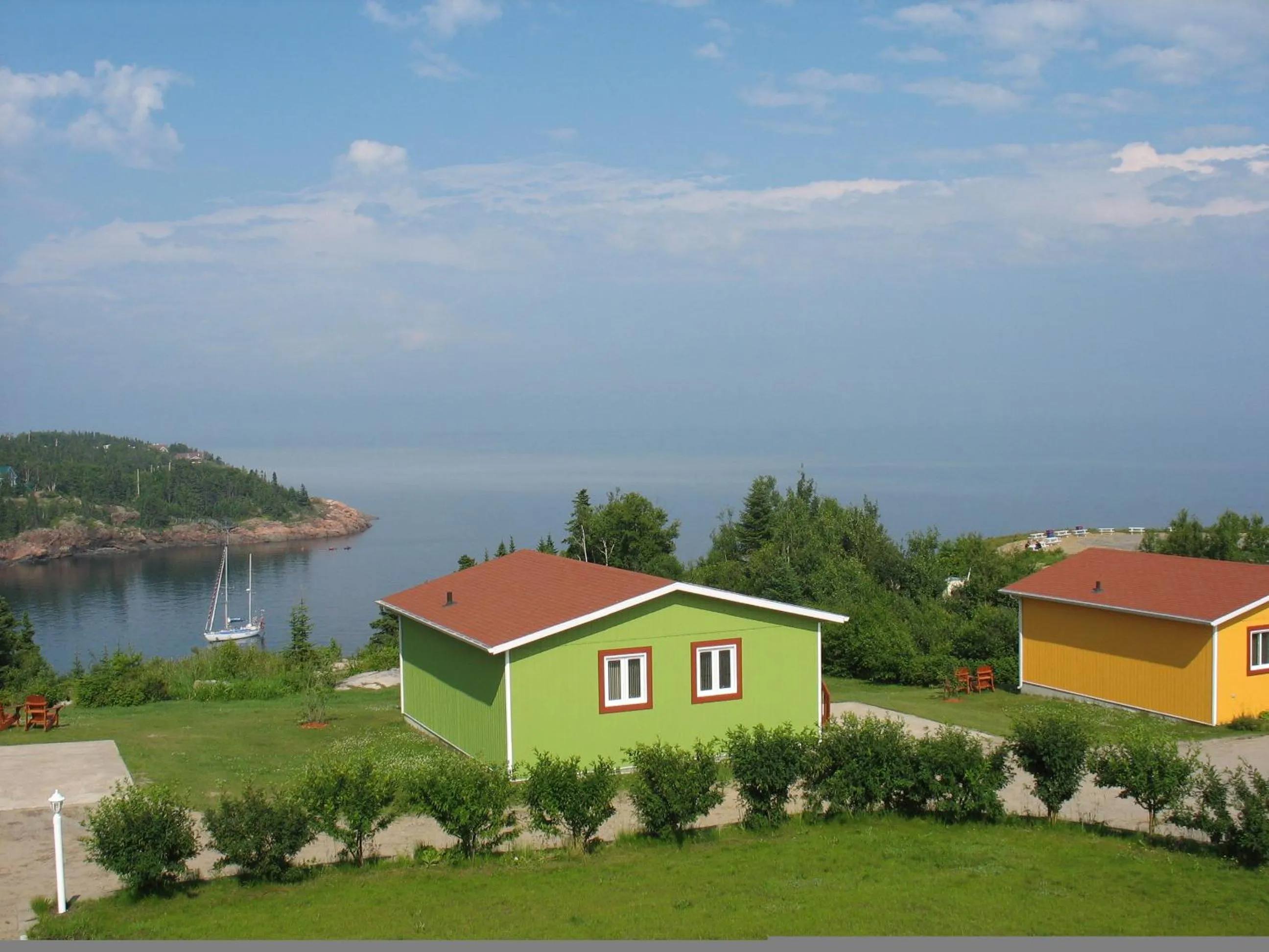 Sea view in Les Chalets au Bord de la Mer