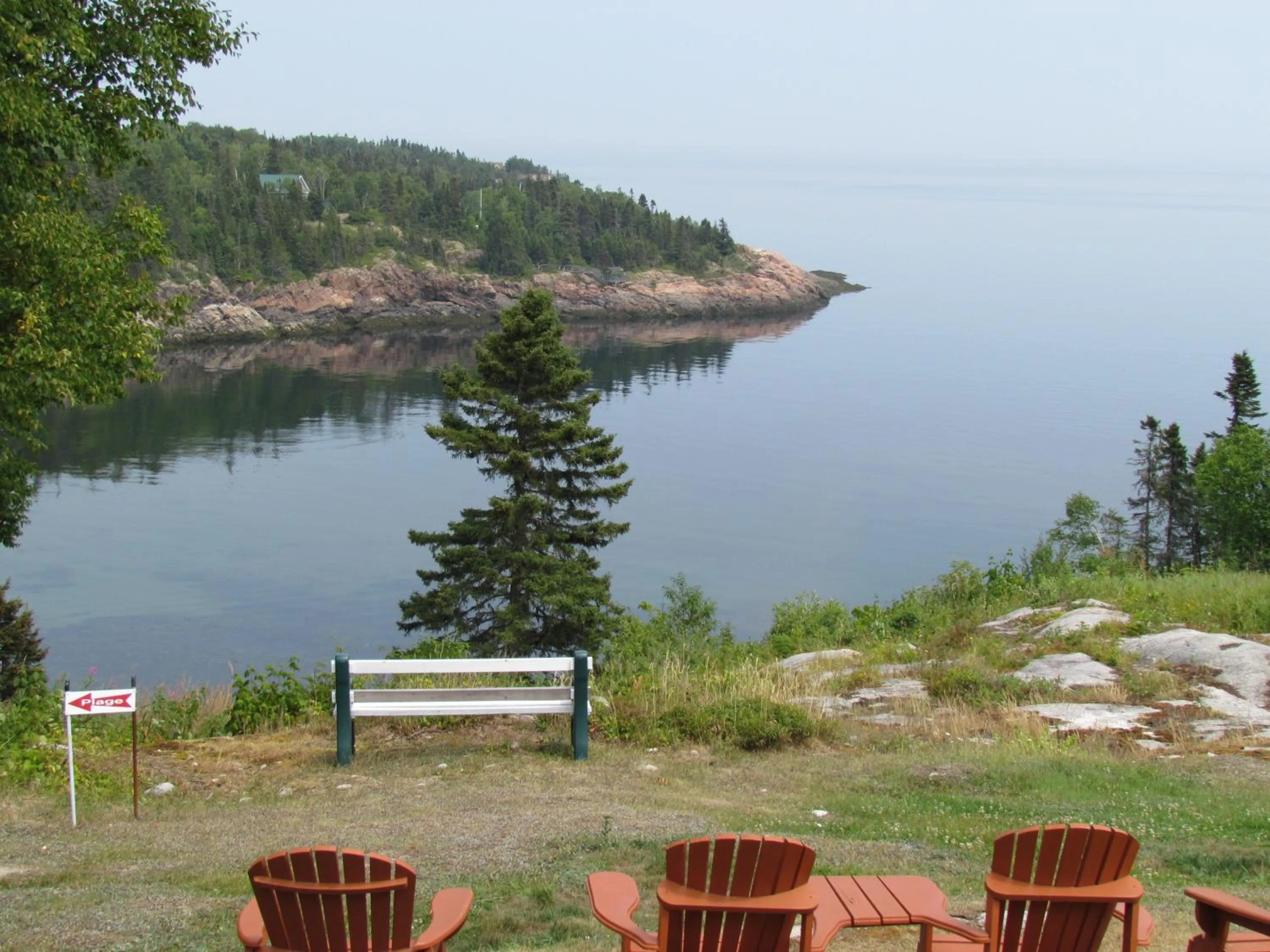 Sea view in Les Chalets au Bord de la Mer