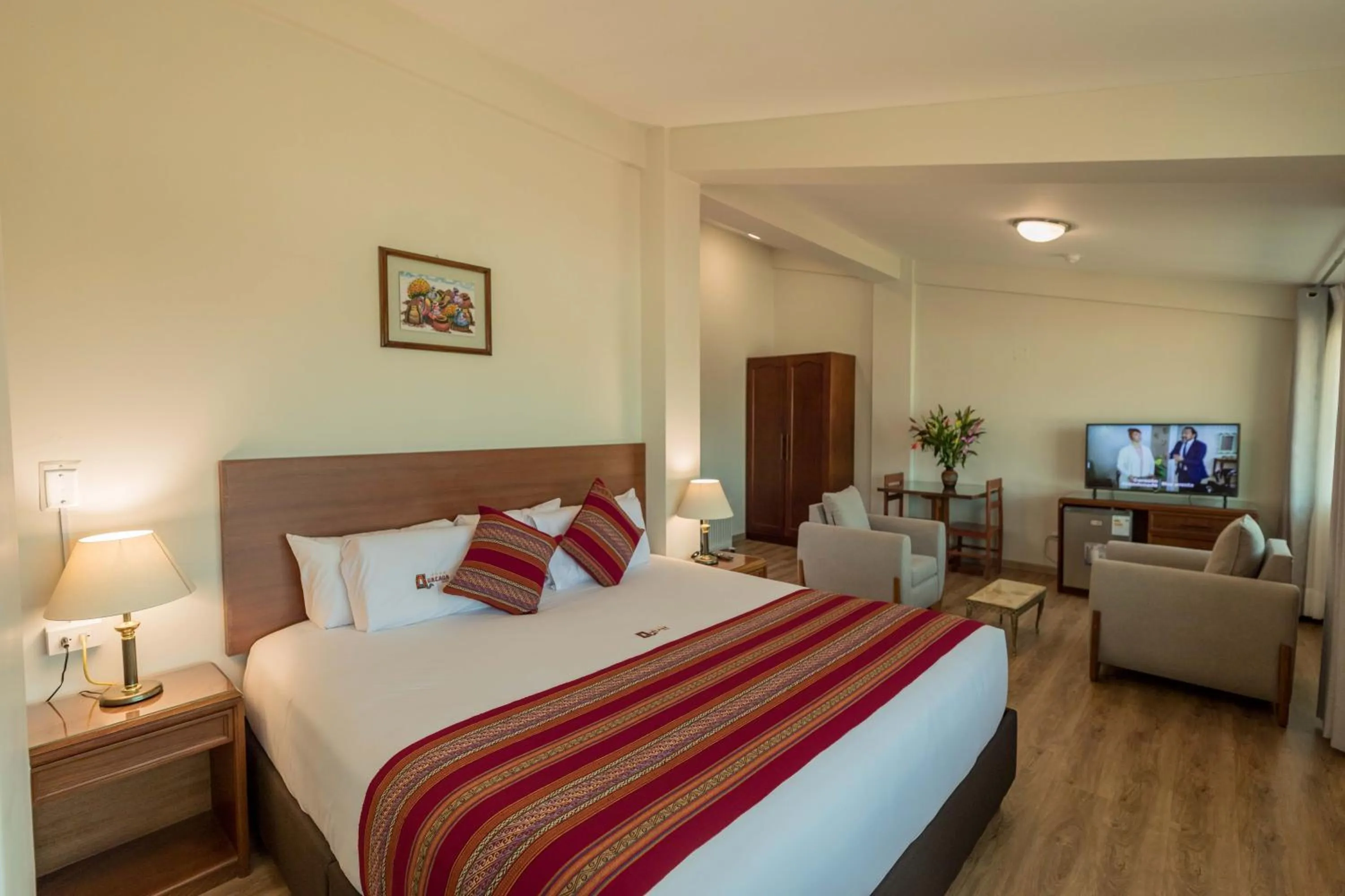 Bed in Quechua Plaza Hotel
