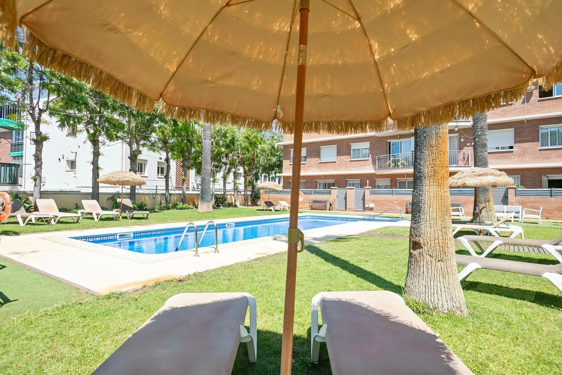 Garden view in Apartamentos Velor