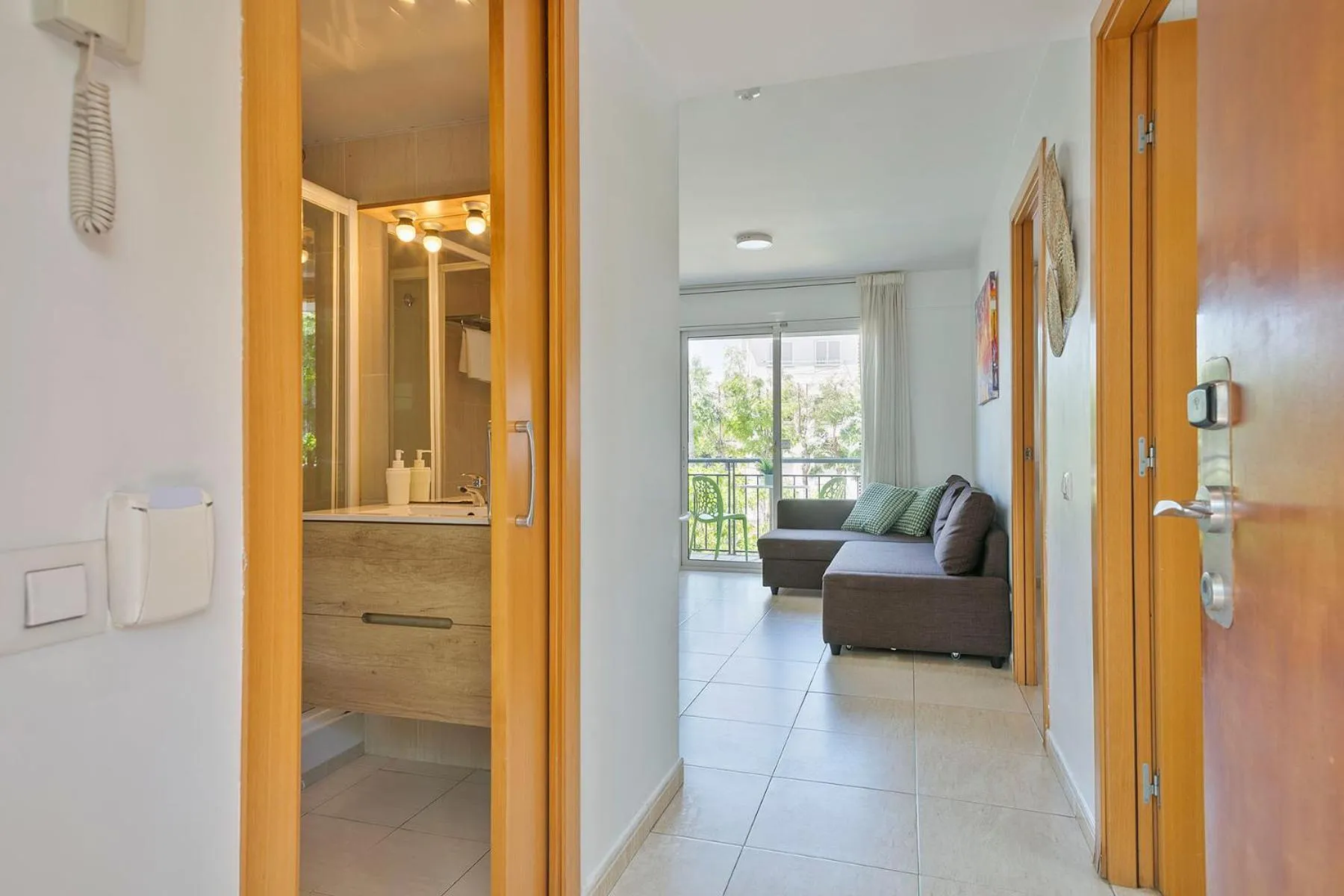 Bathroom in Apartamentos Velor