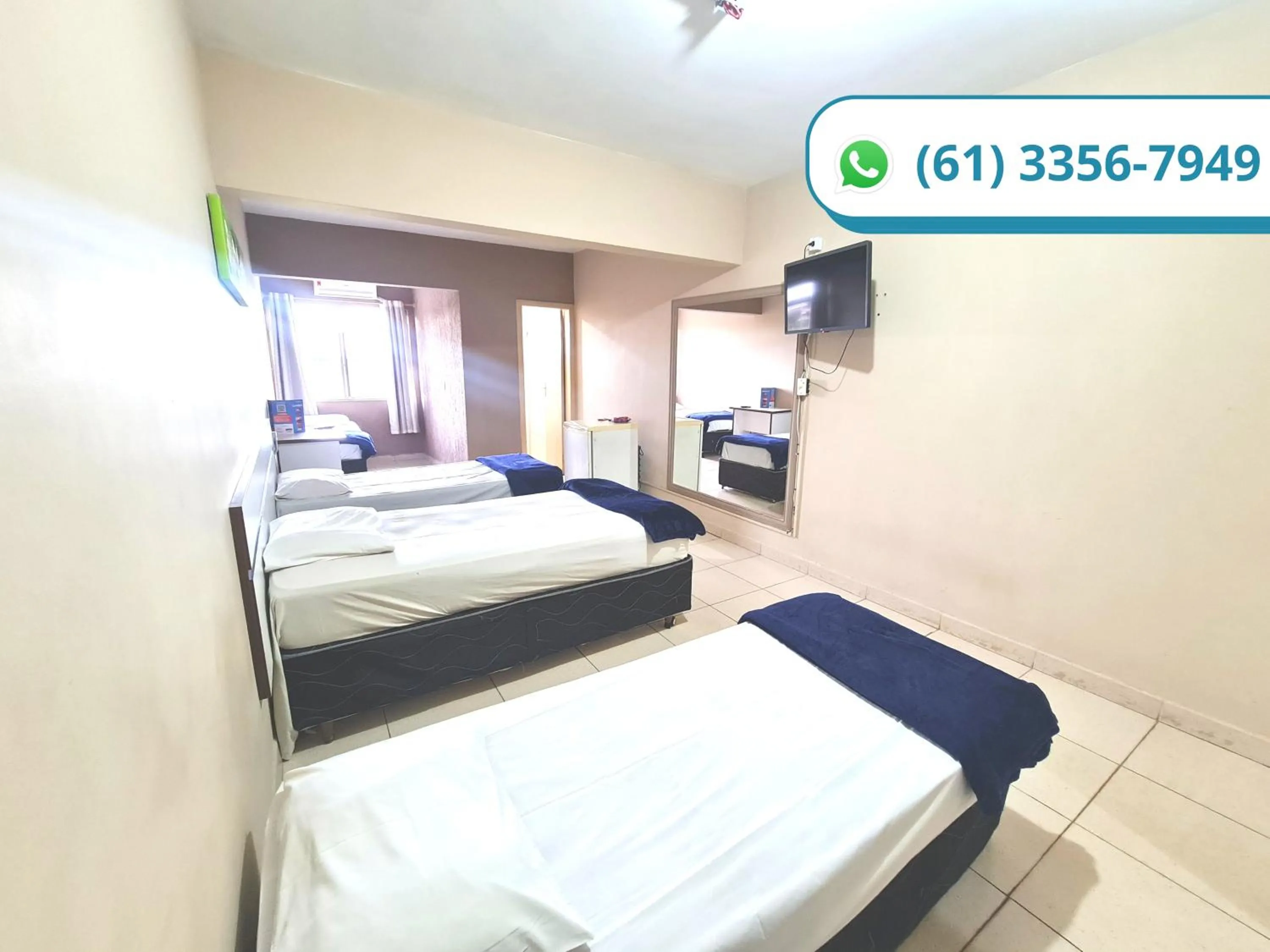 Bedroom, Bed in Hotel Sublime - Pistão Sul - Próximo a Universidade Católica de Brasília