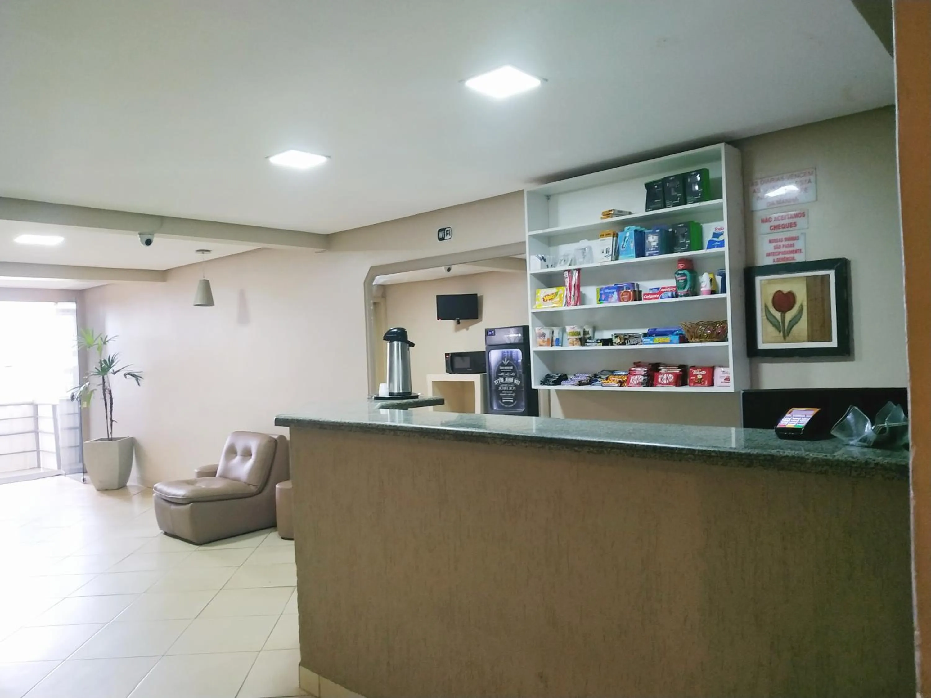 Lobby or reception in Hotel Sublime - Pistão Sul - Próximo a Universidade Católica de Brasília