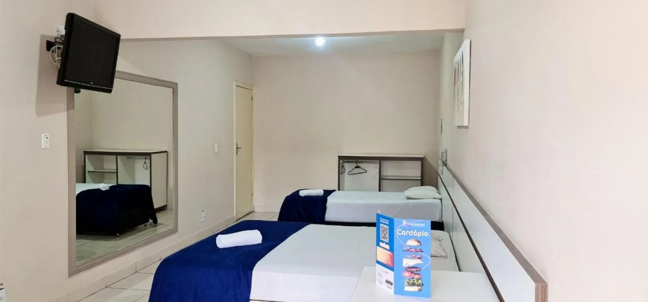 Bedroom, Bed in Hotel Sublime - Pistão Sul - Próximo a Universidade Católica de Brasília