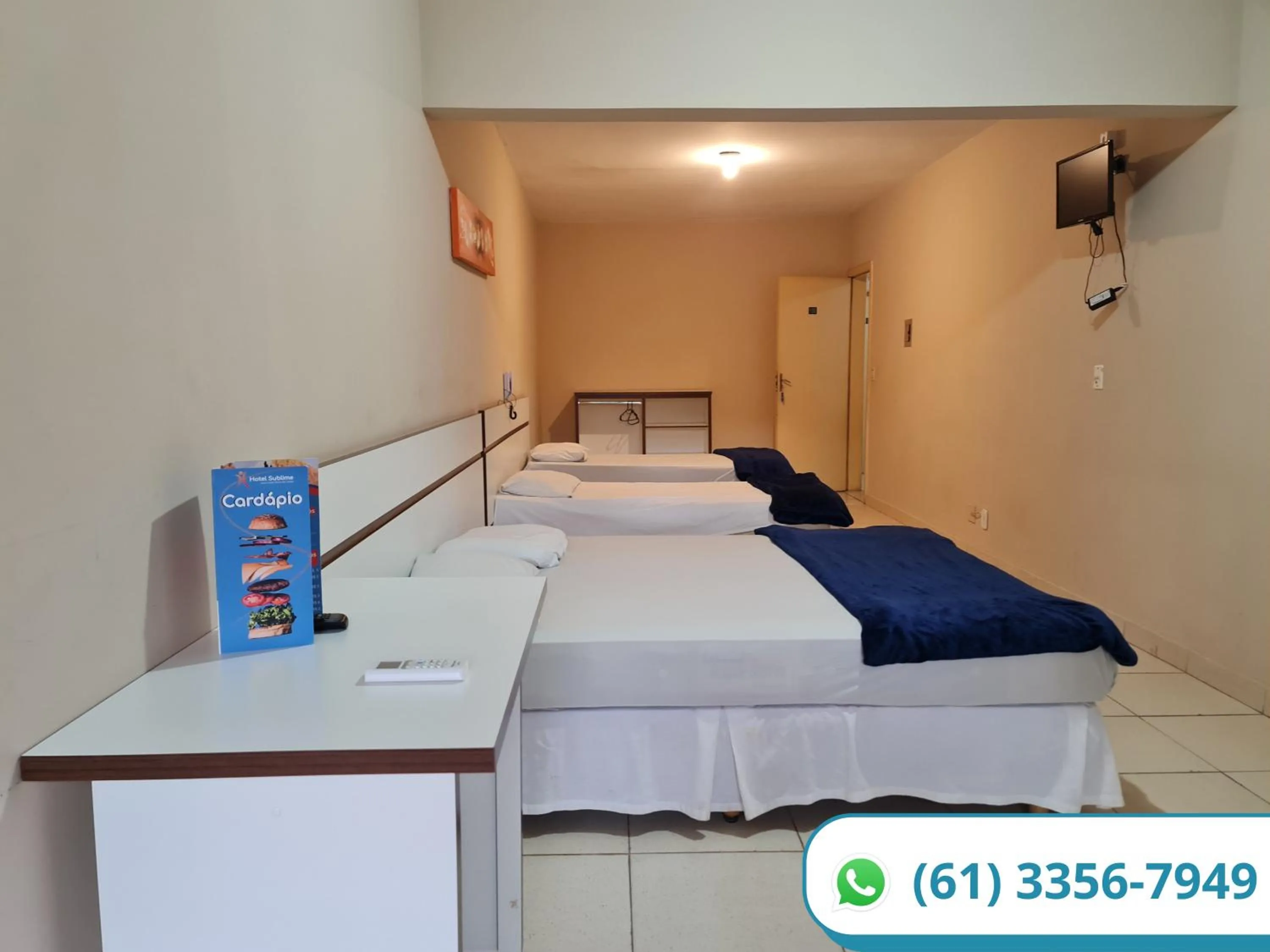 Bedroom, Bed in Hotel Sublime - Pistão Sul - Próximo a Universidade Católica de Brasília