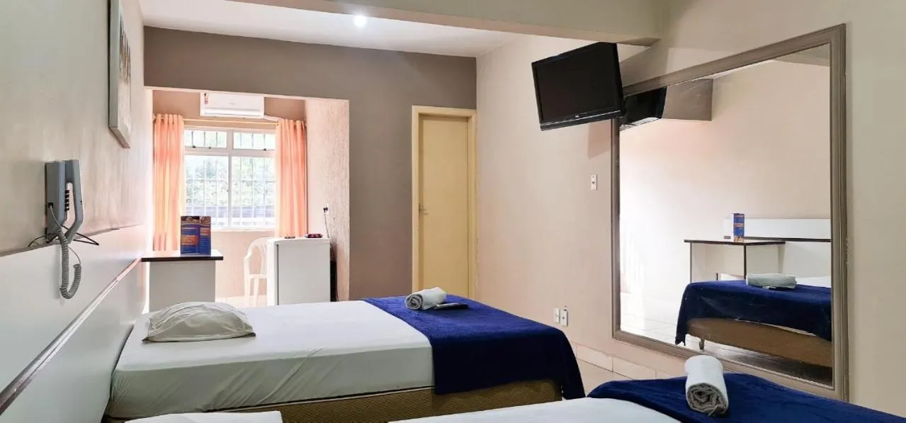Bedroom, Bed in Hotel Sublime - Pistão Sul - Próximo a Universidade Católica de Brasília
