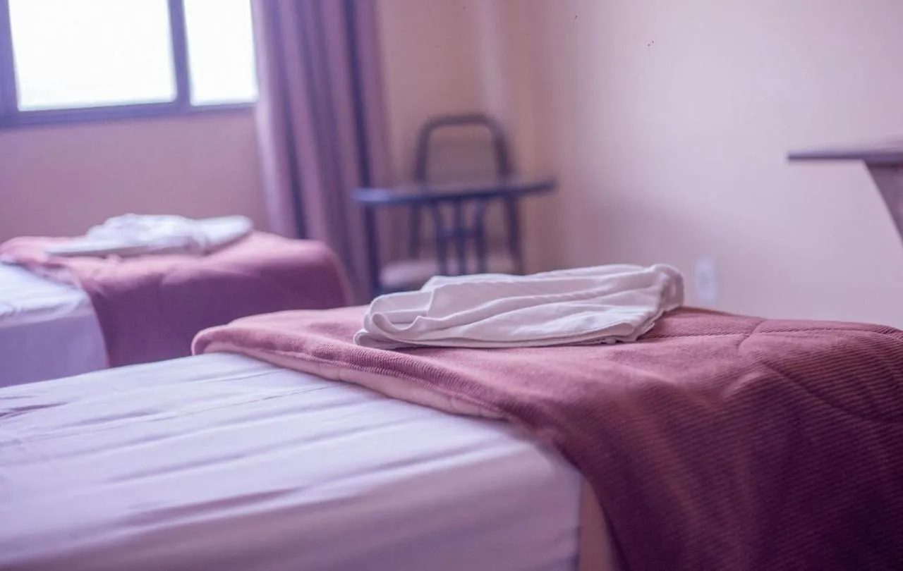 Bed in Hotel Ermitage