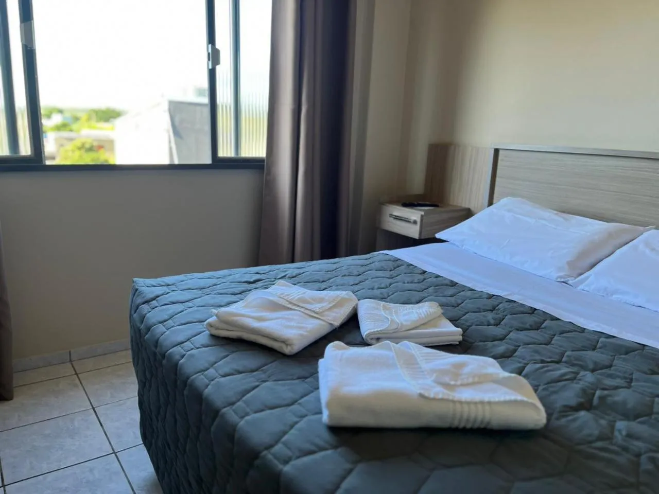 Bed in Hotel Ermitage