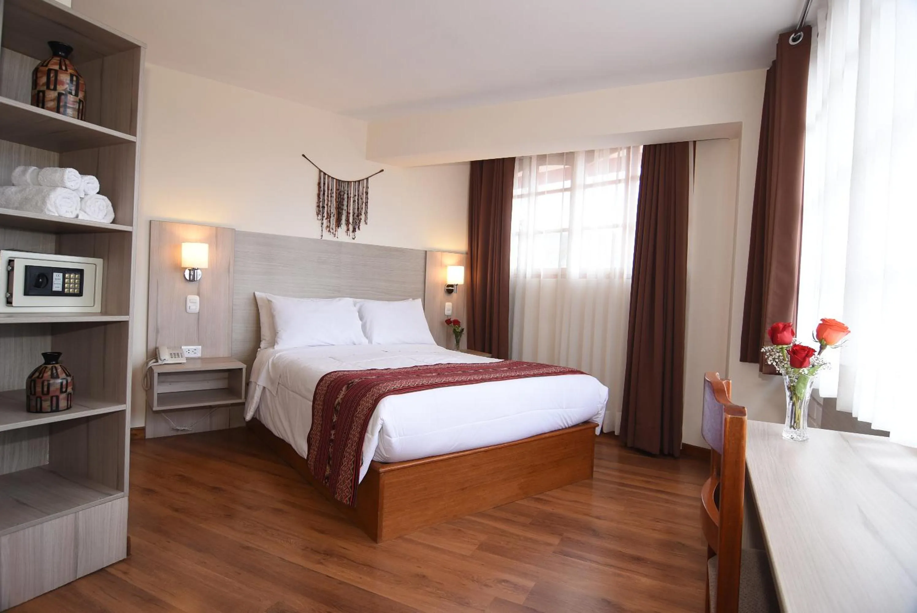 Bed in Hotel Prisma Cusco