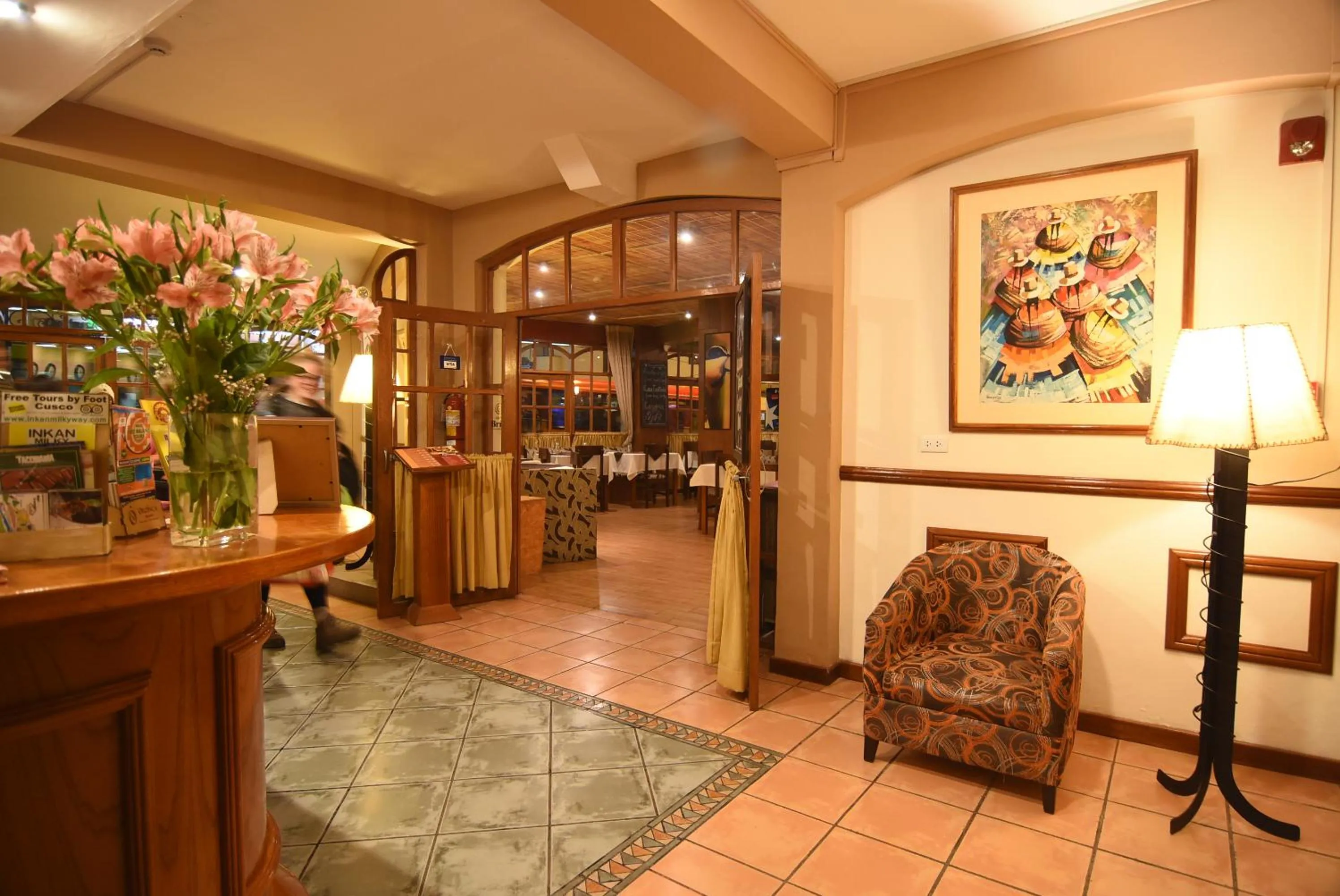 Lobby or reception in Hotel Prisma Cusco