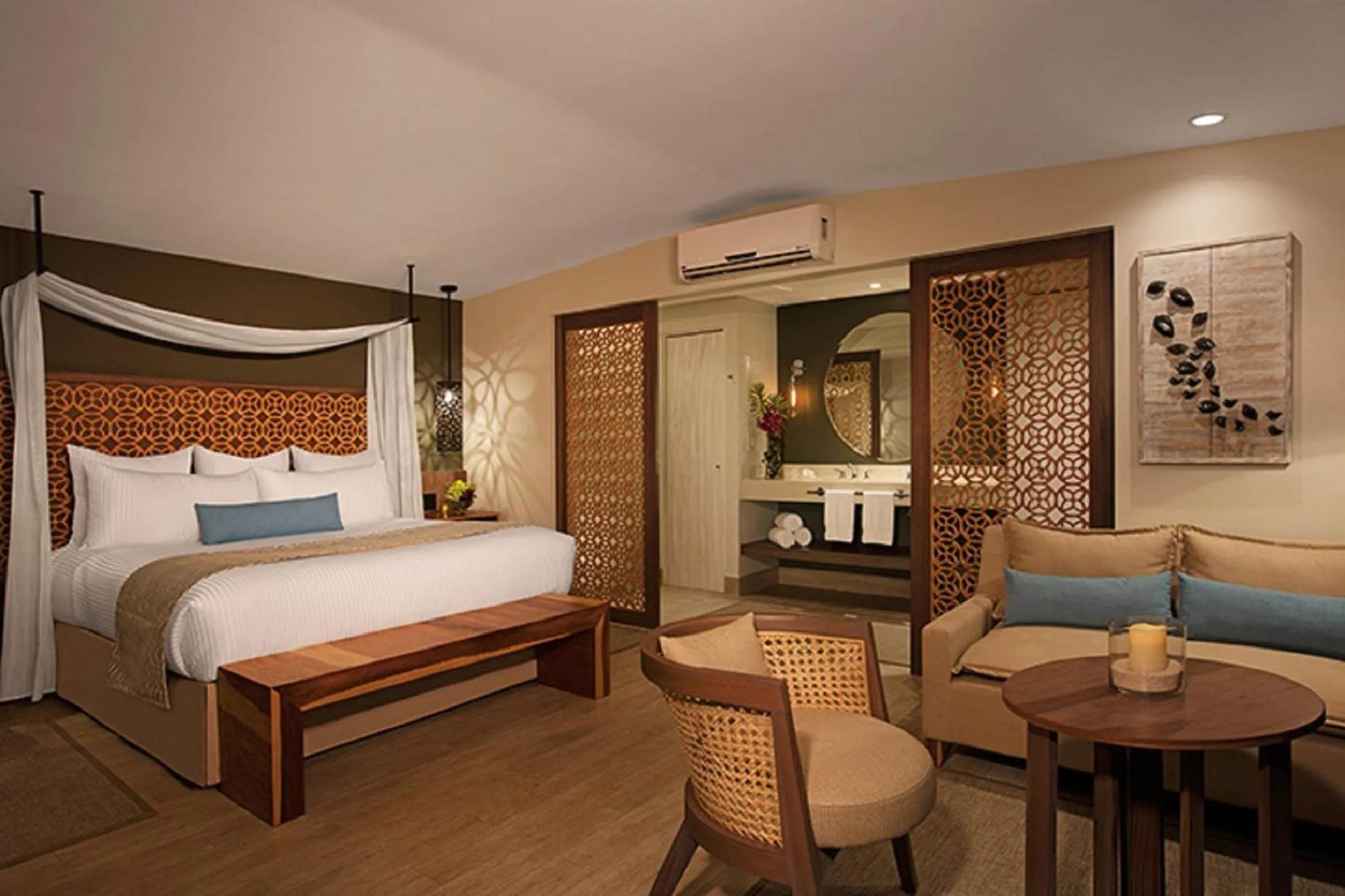 Bedroom, Bed in Secrets Papagayo All Inclusive - Adults Only