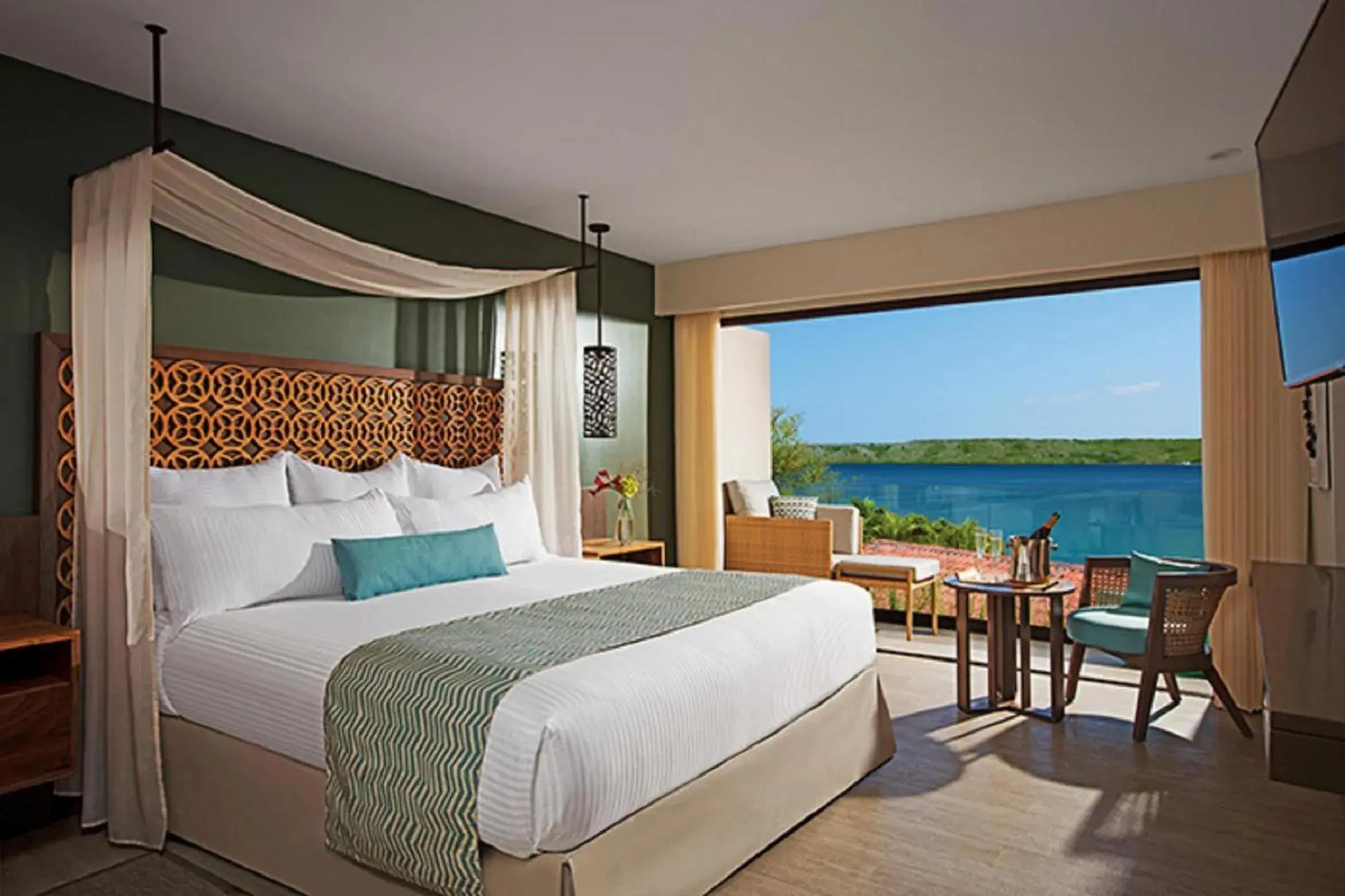 View (from property/room), Bed in Secrets Papagayo All Inclusive - Adults Only View (from property/room), Bed in Secrets Papagayo All Inclusive - Adults Only