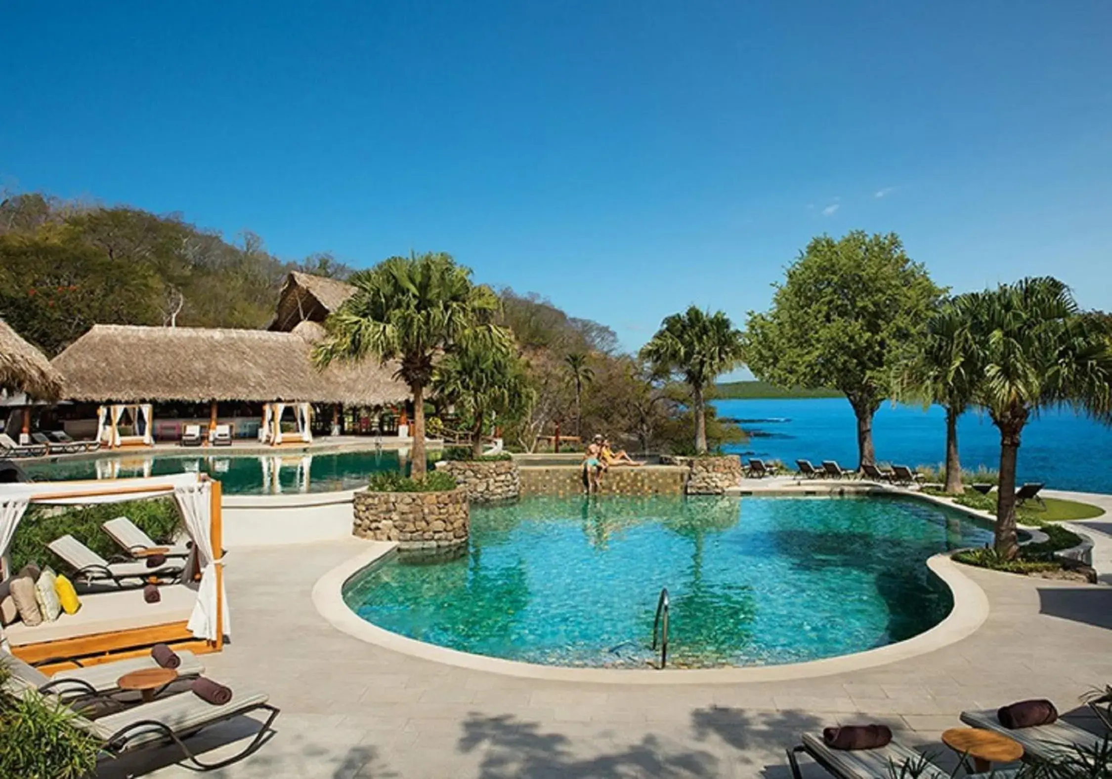 Pool view in Secrets Papagayo All Inclusive - Adults Only Pool view in Secrets Papagayo All Inclusive - Adults Only
