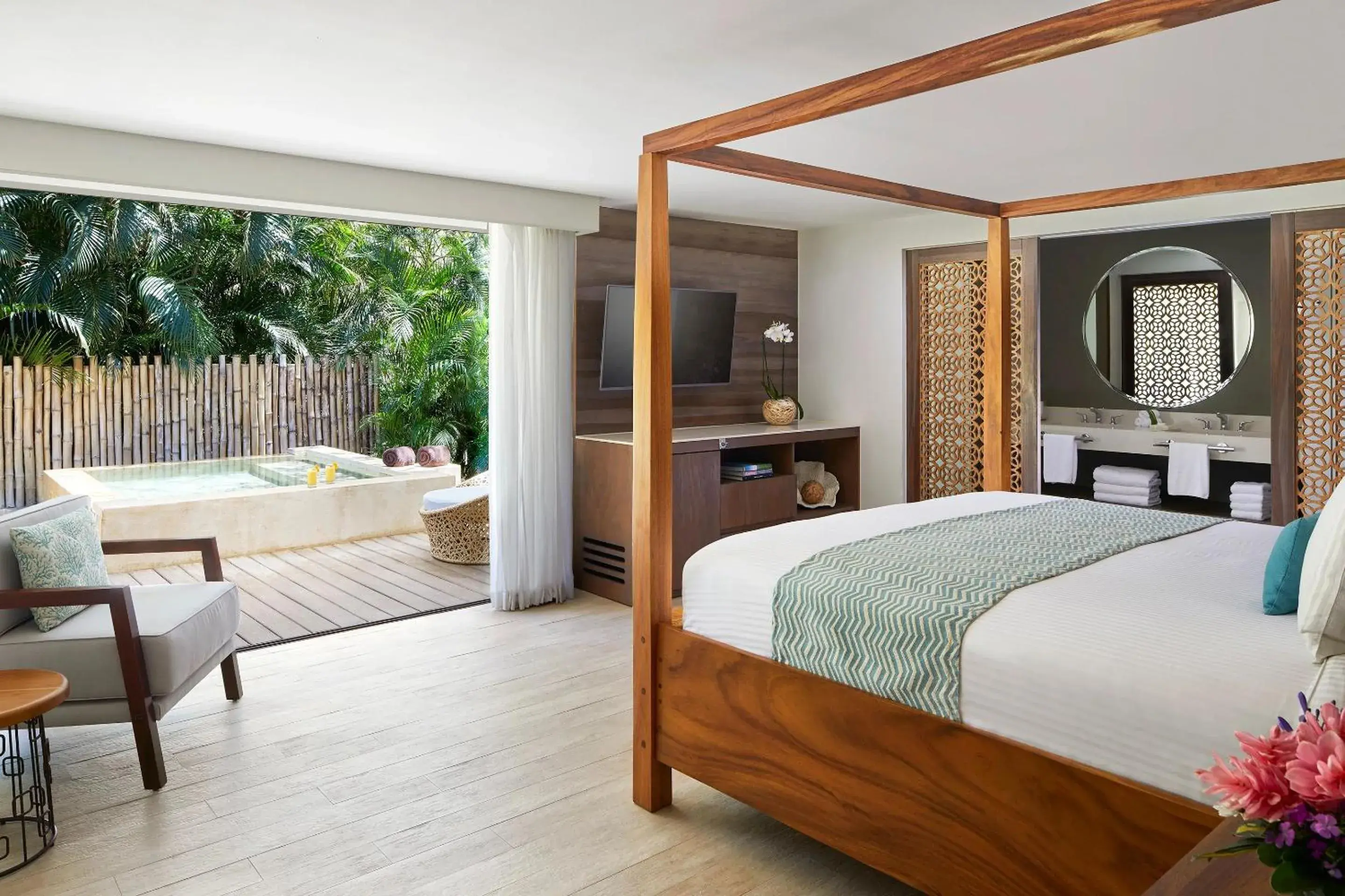 Bedroom, Bed in Secrets Papagayo All Inclusive - Adults Only Bedroom, Bed in Secrets Papagayo All Inclusive - Adults Only