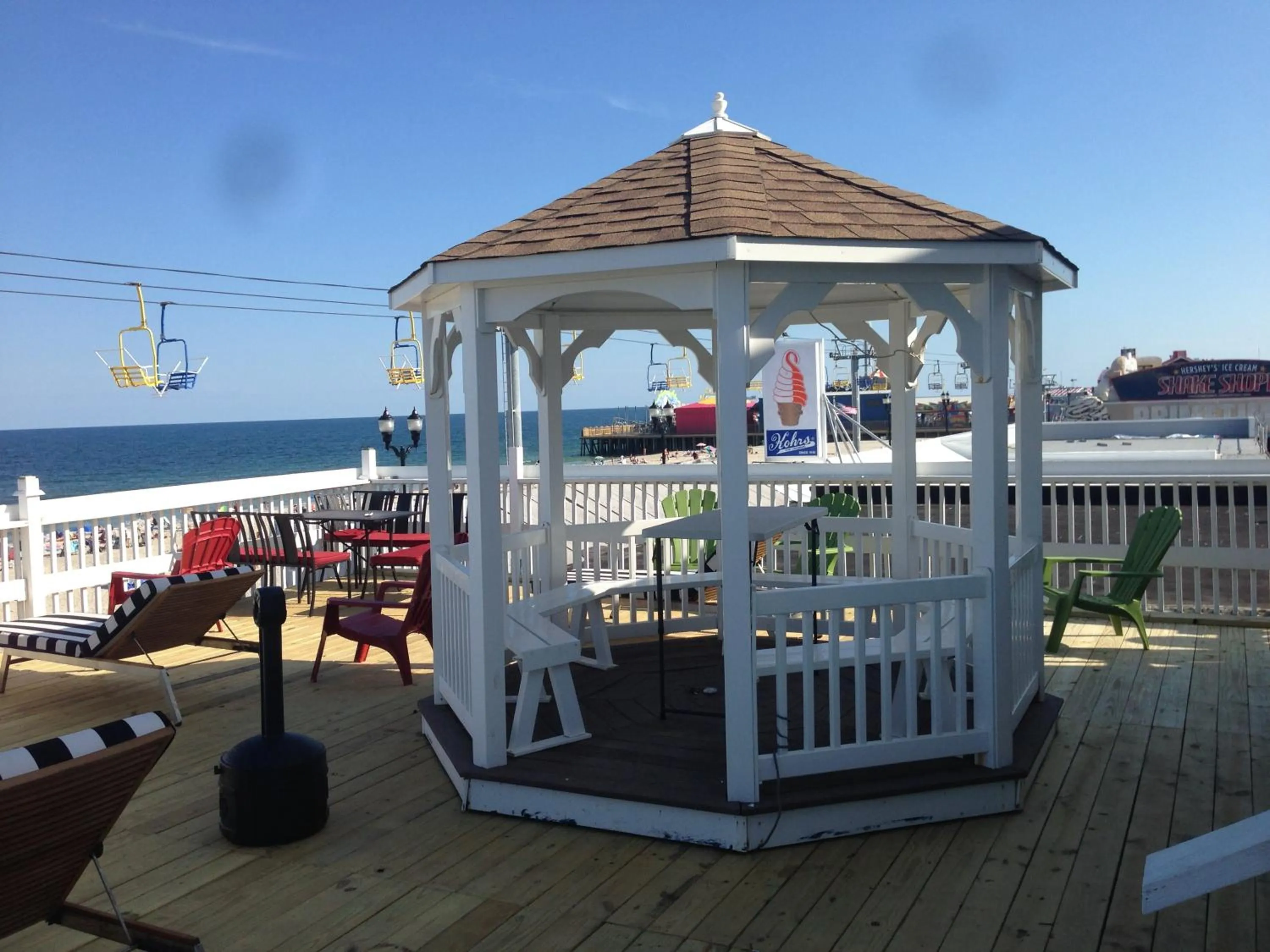 Bird's eye view in Boardwalk Hotel Charlee & Apartments Beach Hotel Oceanfront