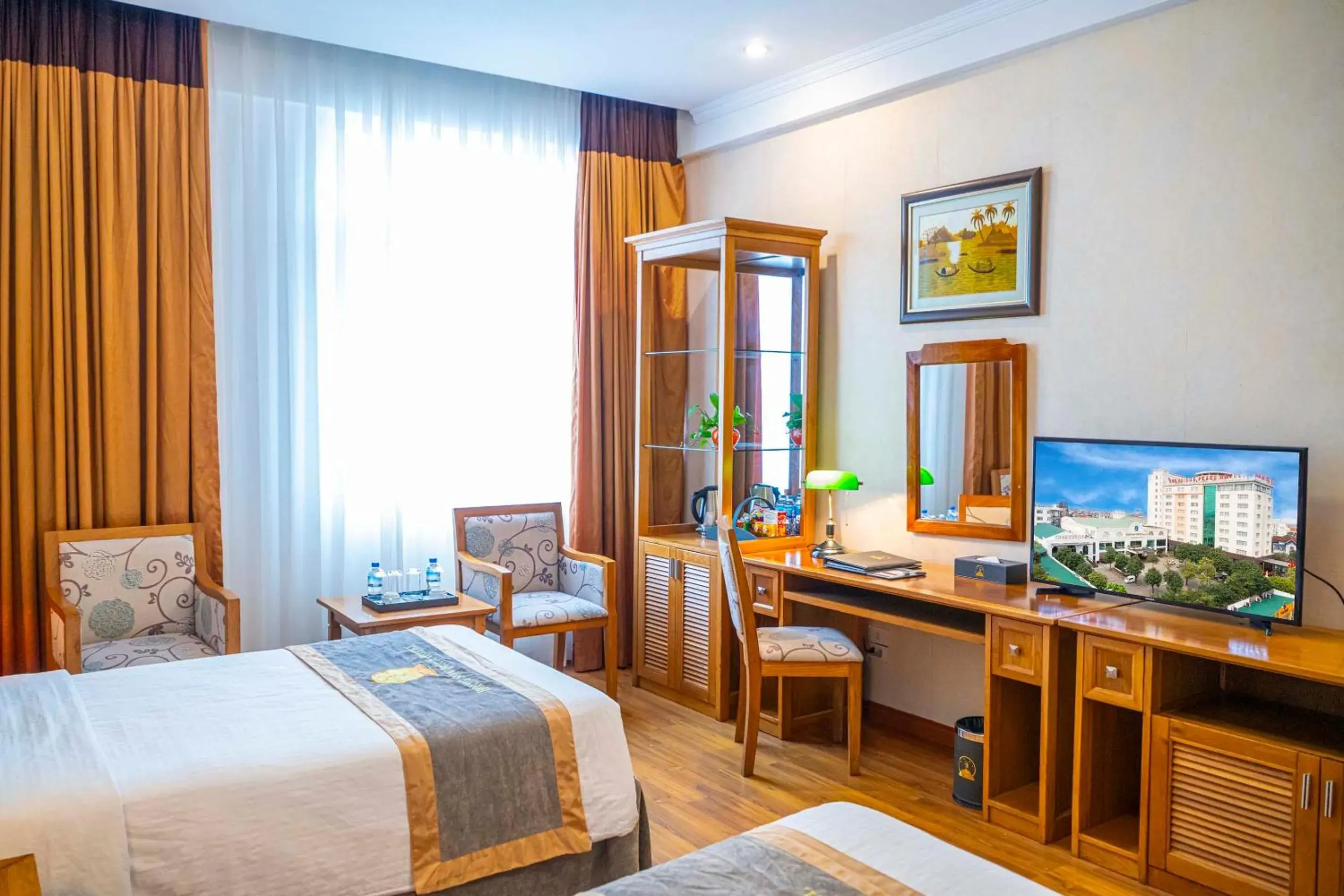Deluxe Twin Room in Hoang Son Peace Hotel Deluxe Twin Room in Hoang Son Peace Hotel